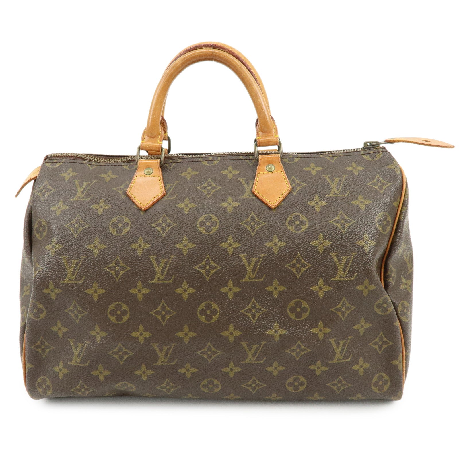 Louis Vuitton Monogram Canvas Speedy 35 Boston Bag Hand Bag M41524