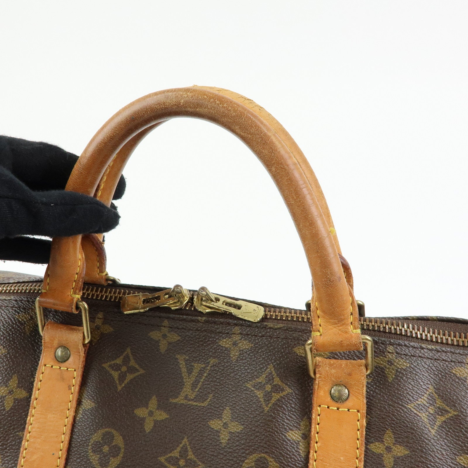 Louis Vuitton Monogram Keep All Bandouliere 60 Boston Bag M41412