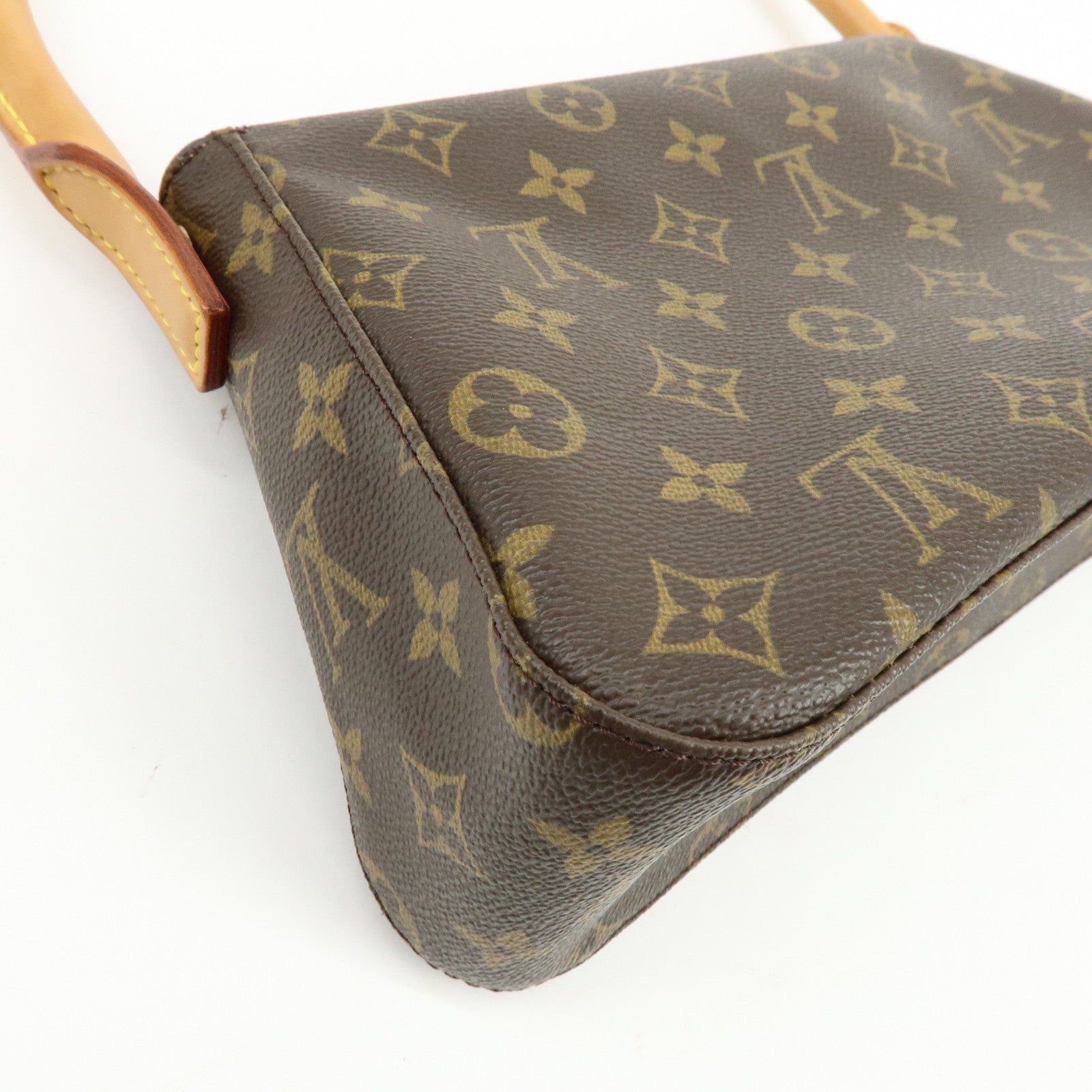 Louis Vuitton Monogram Mini Looping Shoulder Bag Brown M51147