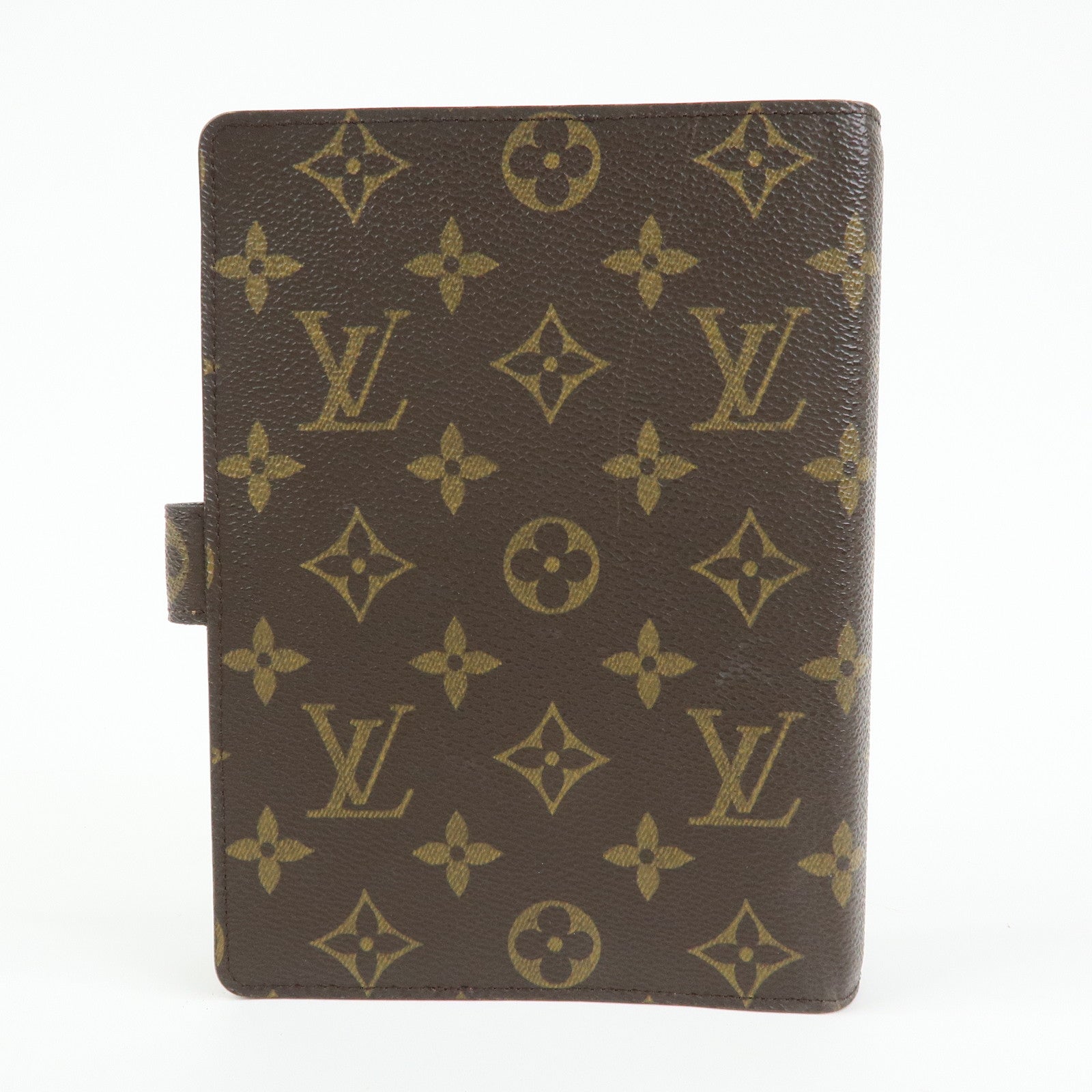 Louis Vuitton Monogram Agenda MM Planner Cover Brown R20105