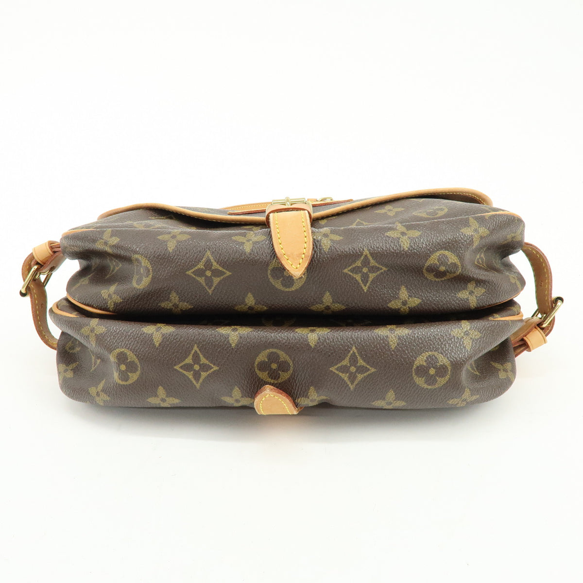 Louis Vuitton Monogram Saumur 30 Canvas Shoulder Bag Brown M42256