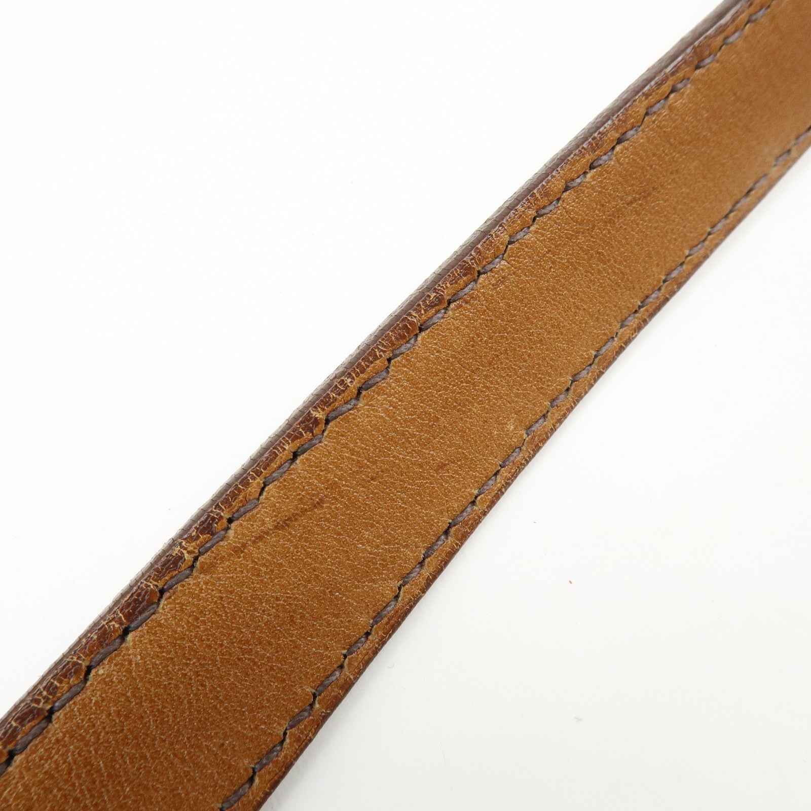 MIU MIU Leaether Ribbon 2Way Bag Hand Bag Shoulder Bag Brown