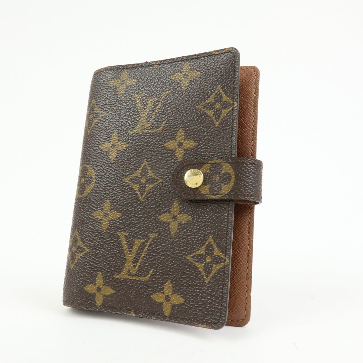 Louis Vuitton Monogram Agenda PM Planner Cover Brown R20005