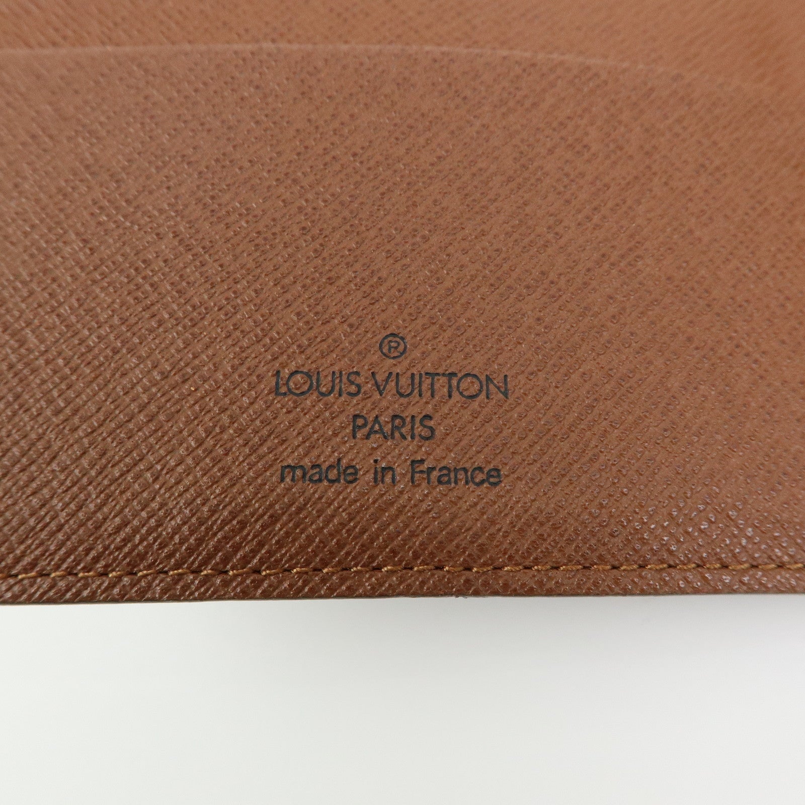 Louis Vuitton Monogram Agenda MM Planner Cover Brown R20004