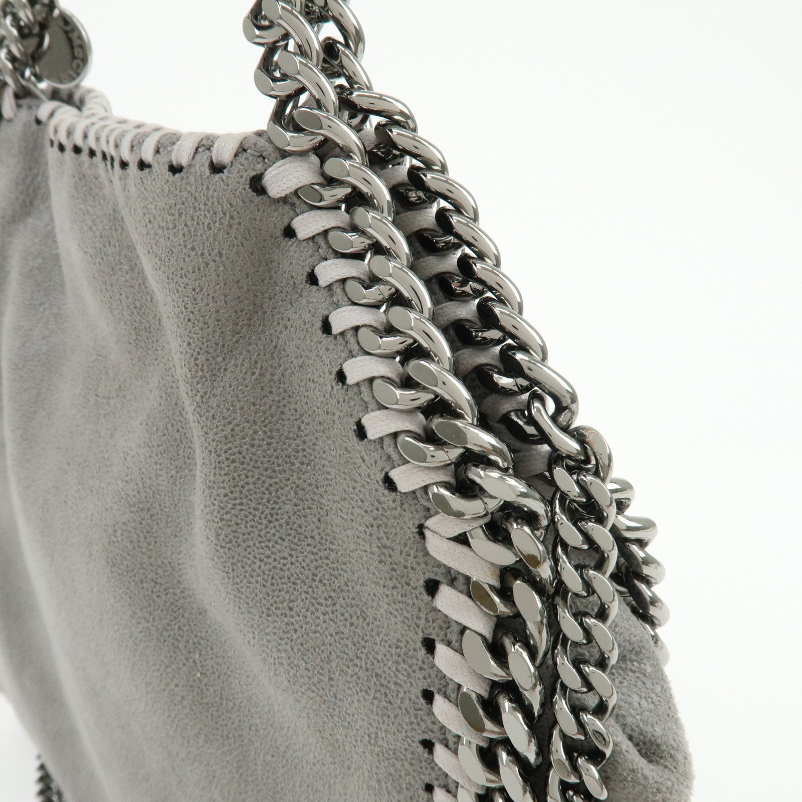 STELLA MCCARTNEY Falabella Faux Leather 2Way Bag Grey 371223