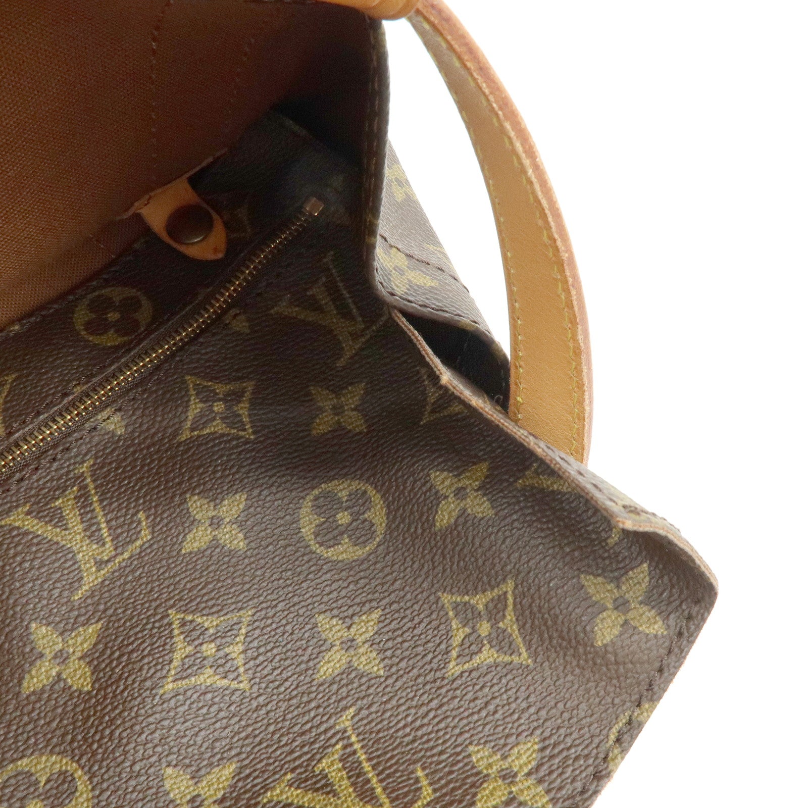 Louis Vuitton Monogram Randonnee GM Shoulder Bag Brown M42244