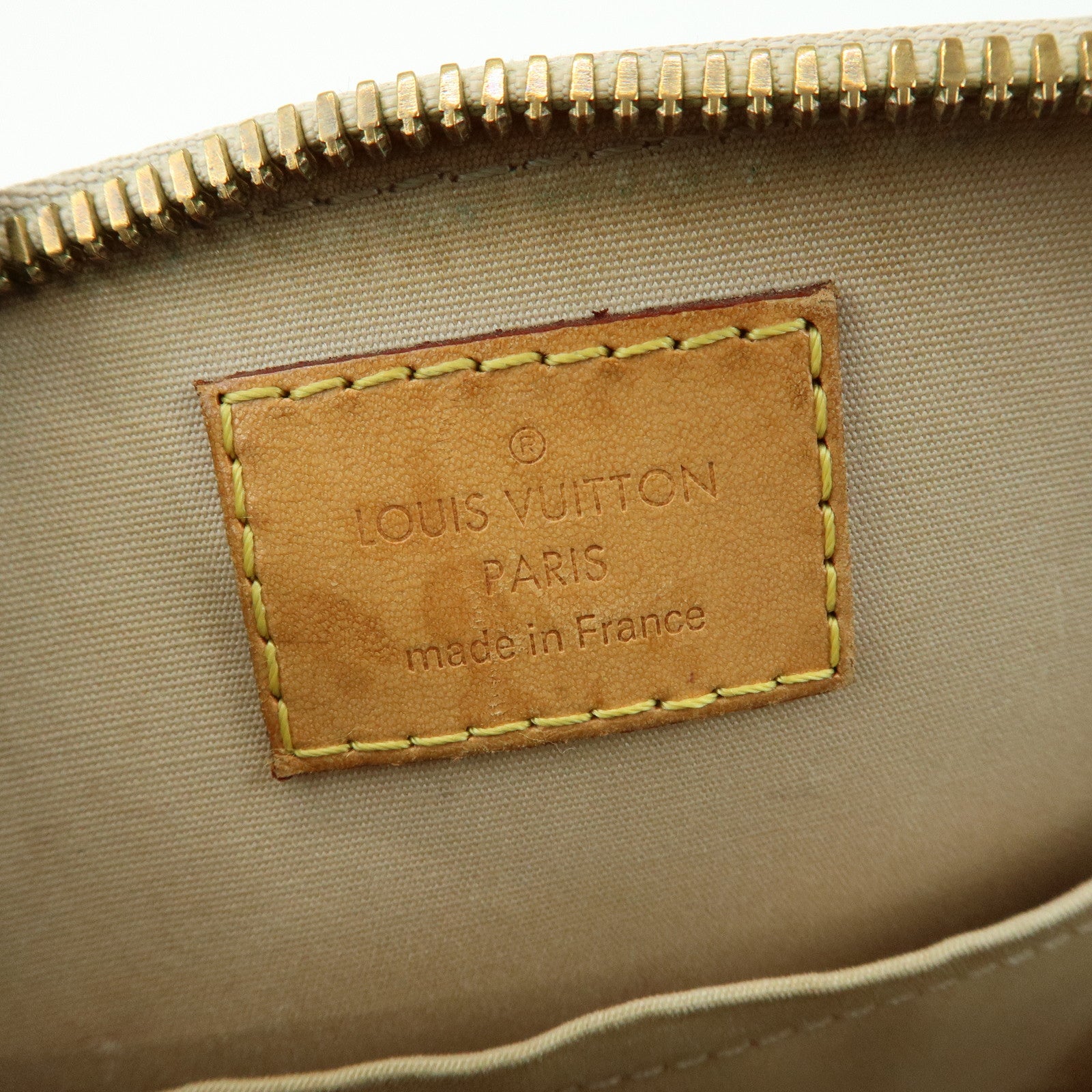Louis Vuitton Monogram 2Way Vernis Alma BB Hand Shoulder Bag Beige