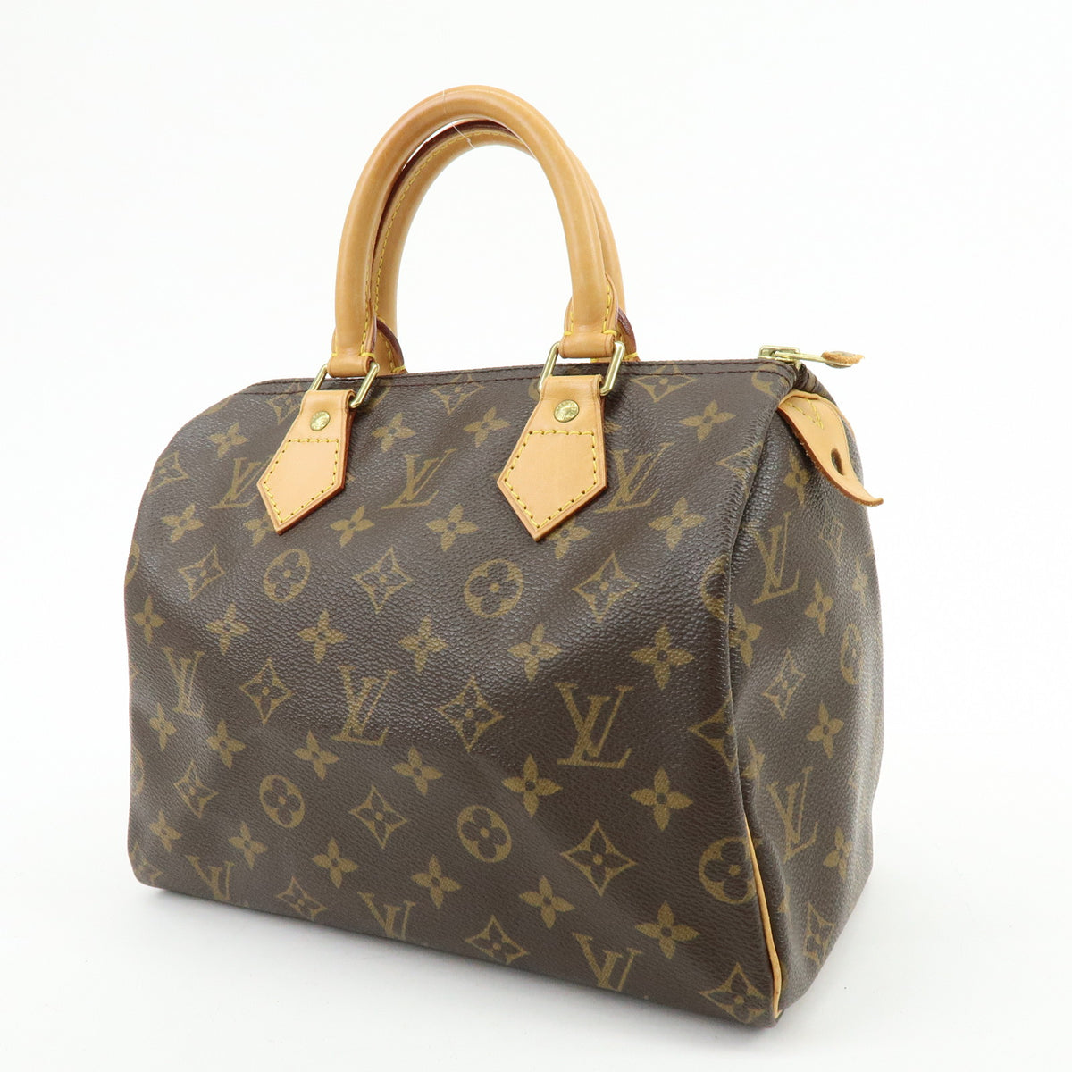 Louis Vuitton Monogram Speedy 25 Boston Bag Hand Bag Brown M41528