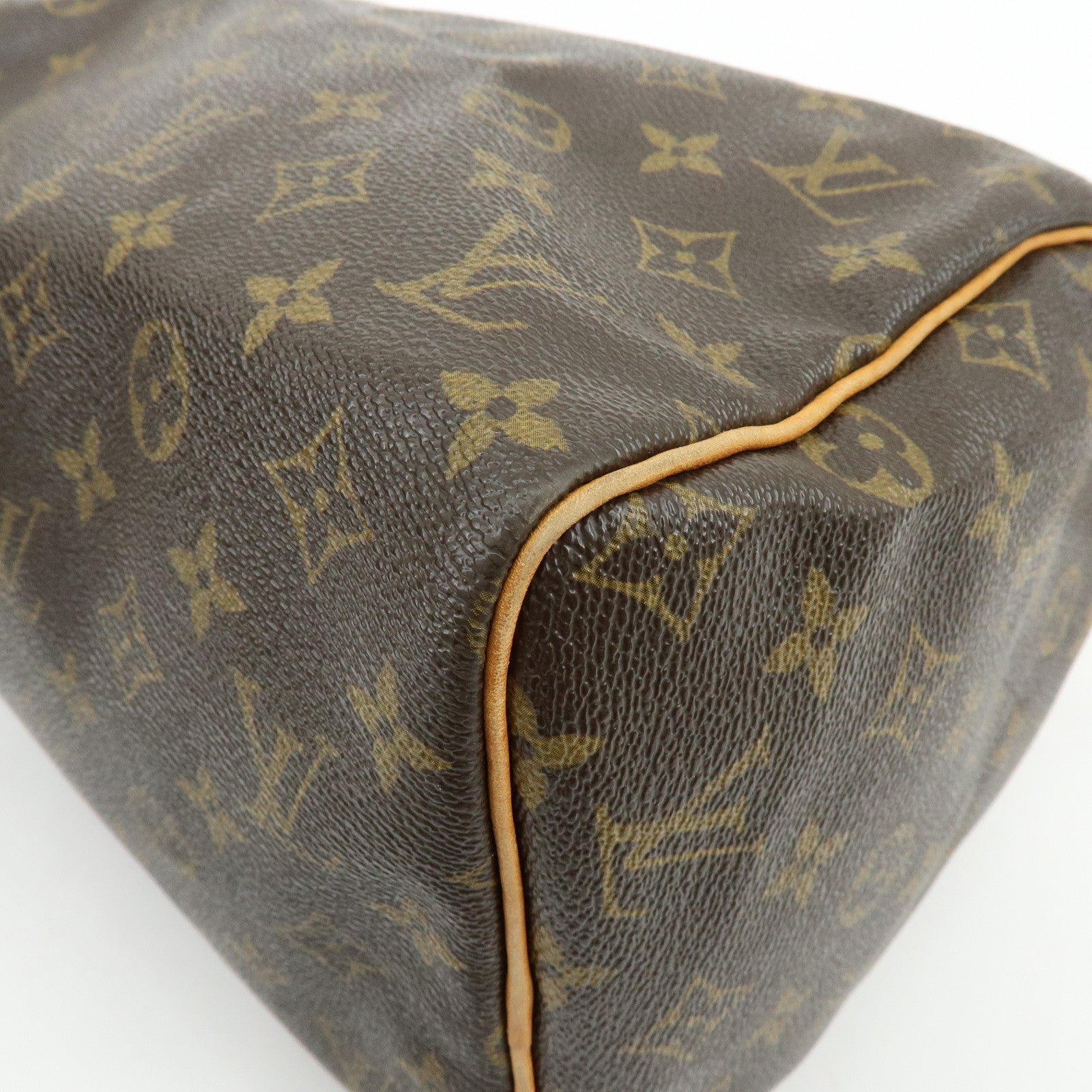 Louis Vuitton Monogram Speedy 30 Boston Bag Hand Bag Brown M41526