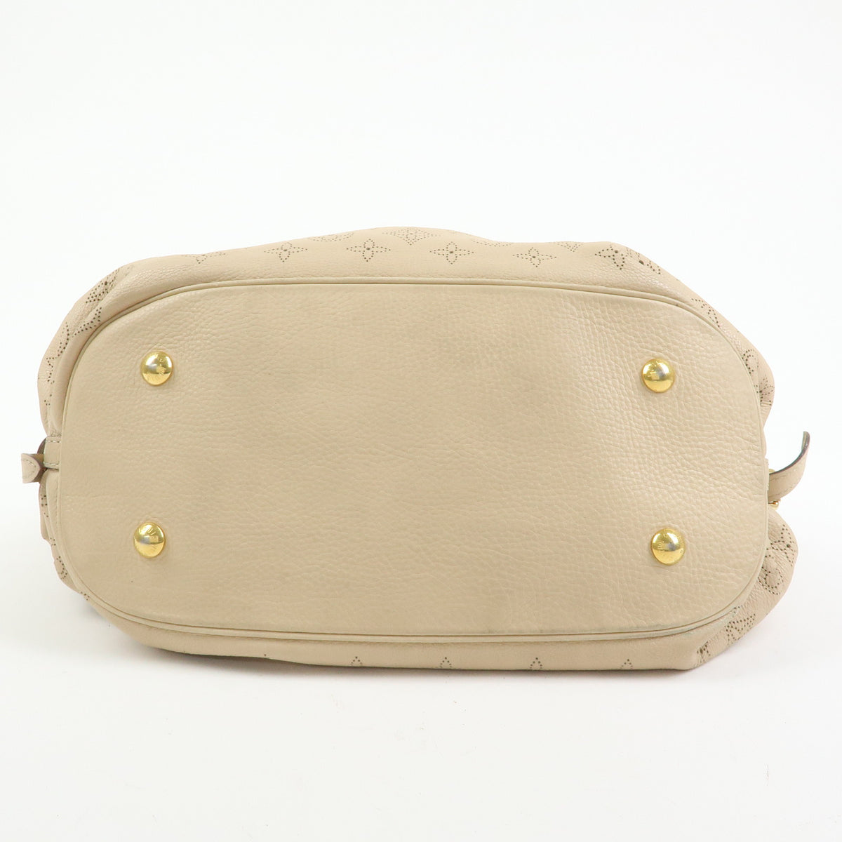 Louis Vuitton Monogram Mahina L Shoulder Hand Bag Sable M93979