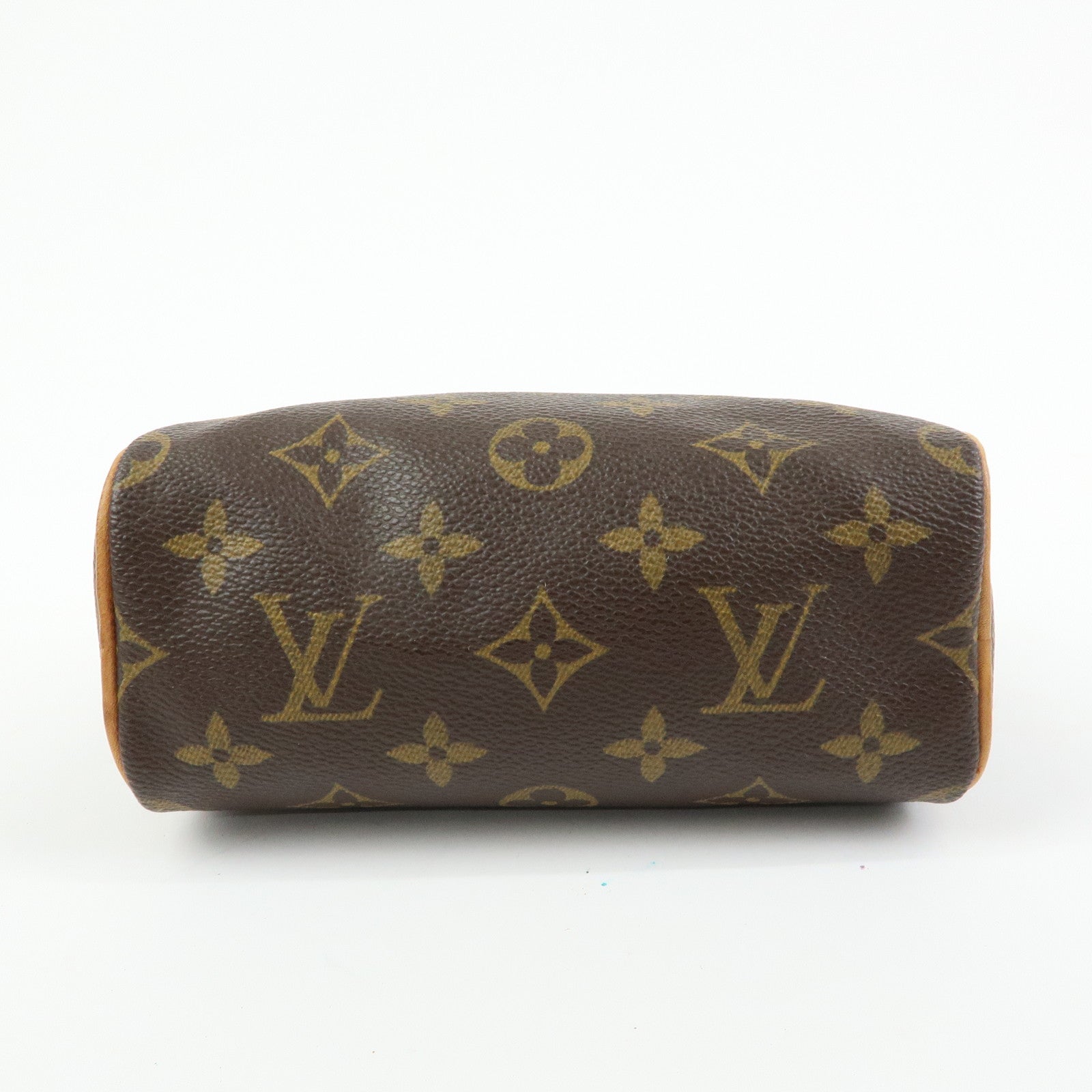 Louis Vuitton Monogram Canvas Mini Speedy Hand Bag Brown M41534