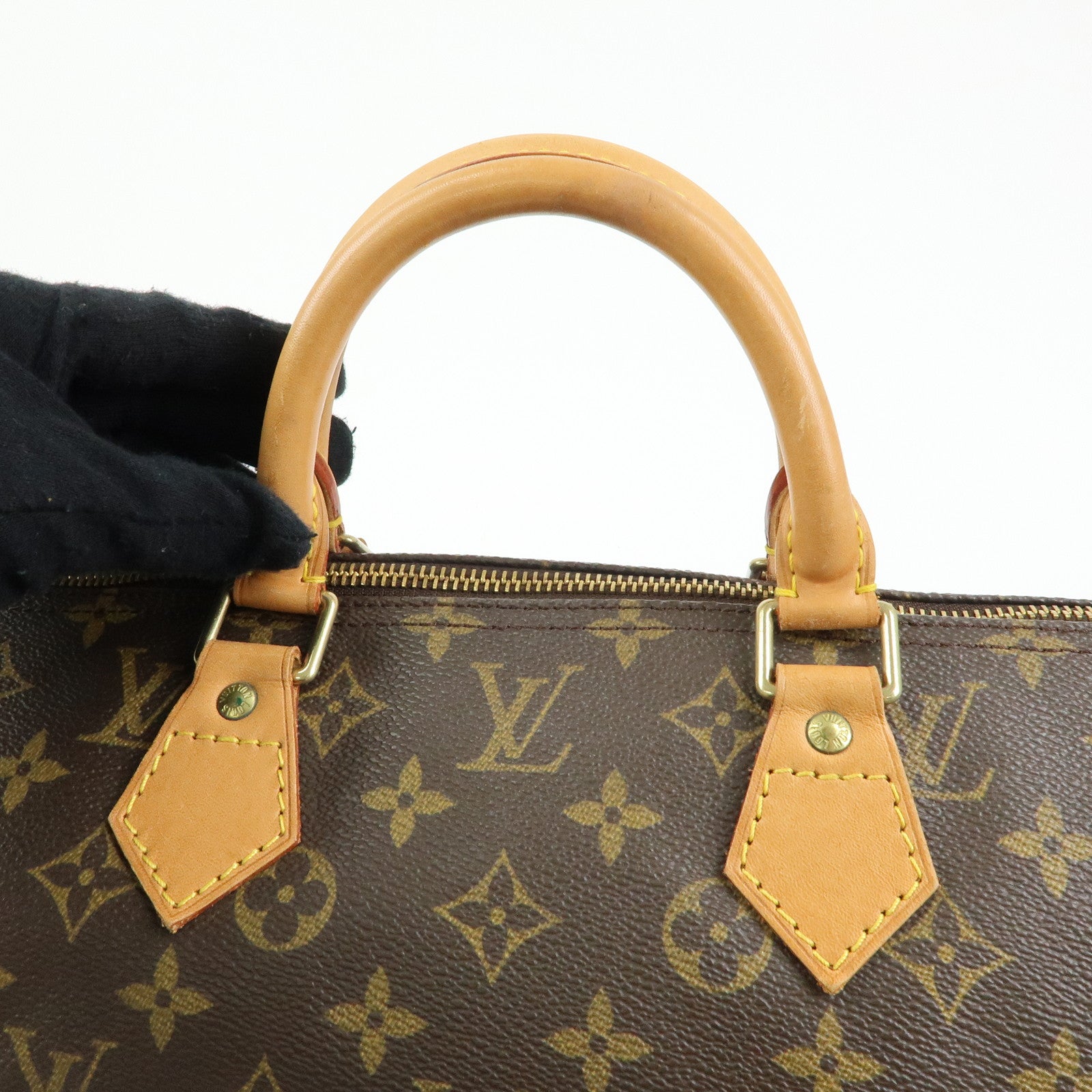 Louis Vuitton Monogram Speedy 40 Hand Bag Boston Bag Brown M41522