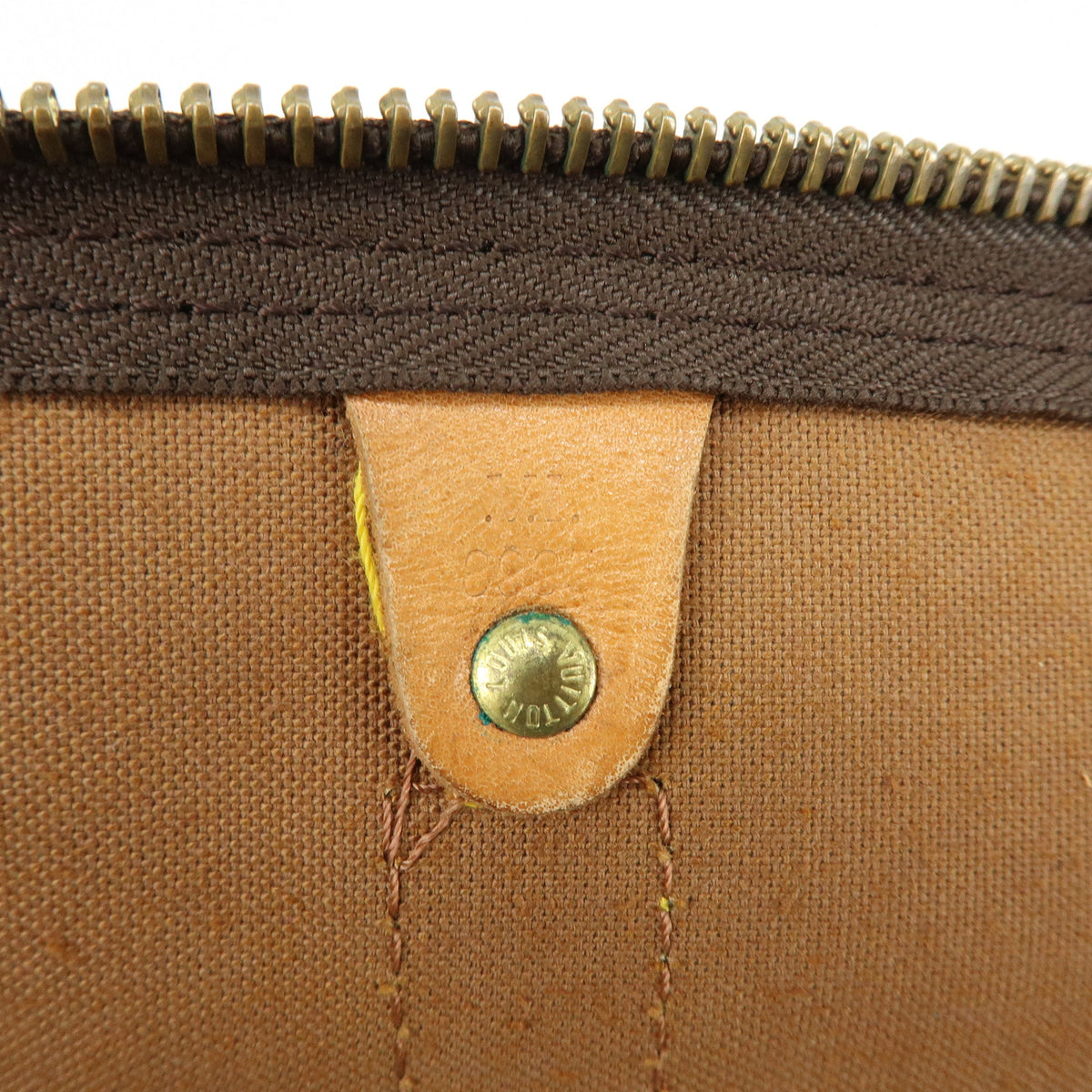 Louis Vuitton Monogram Keep All Bandouliere 55 Boston Bag Brown M41414