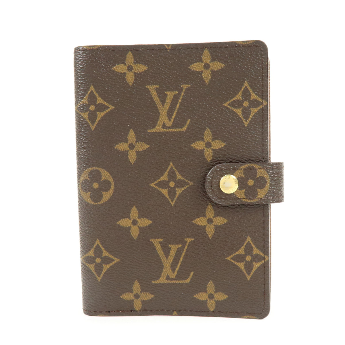 Louis Vuitton Monogram Agenda PM Planner Cover Brown R20005