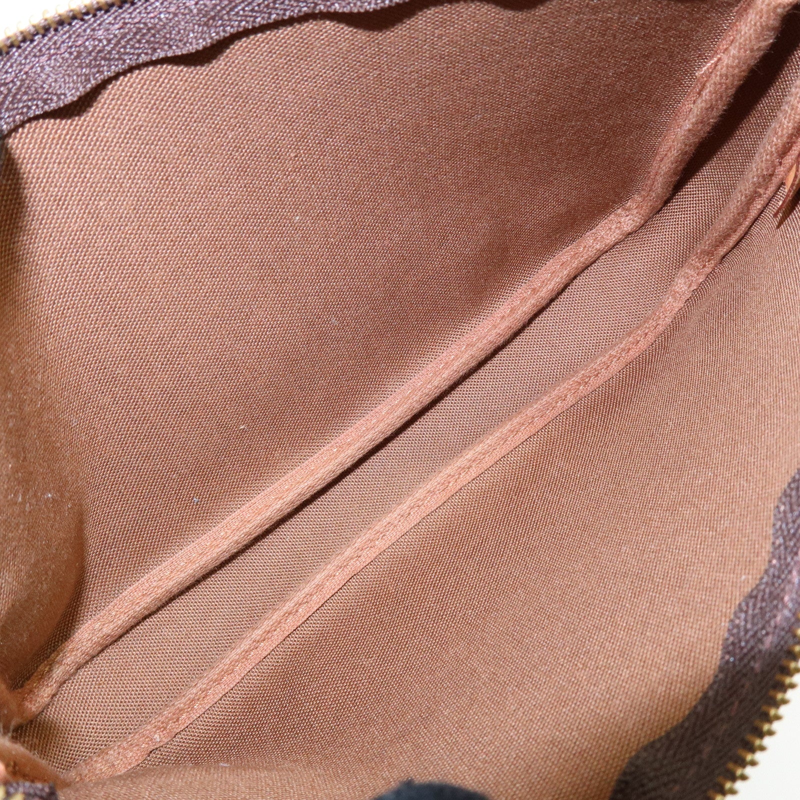 Louis Vuitton Monogram Canvas Set of 2 Pochette Accessoires Pouch Brown