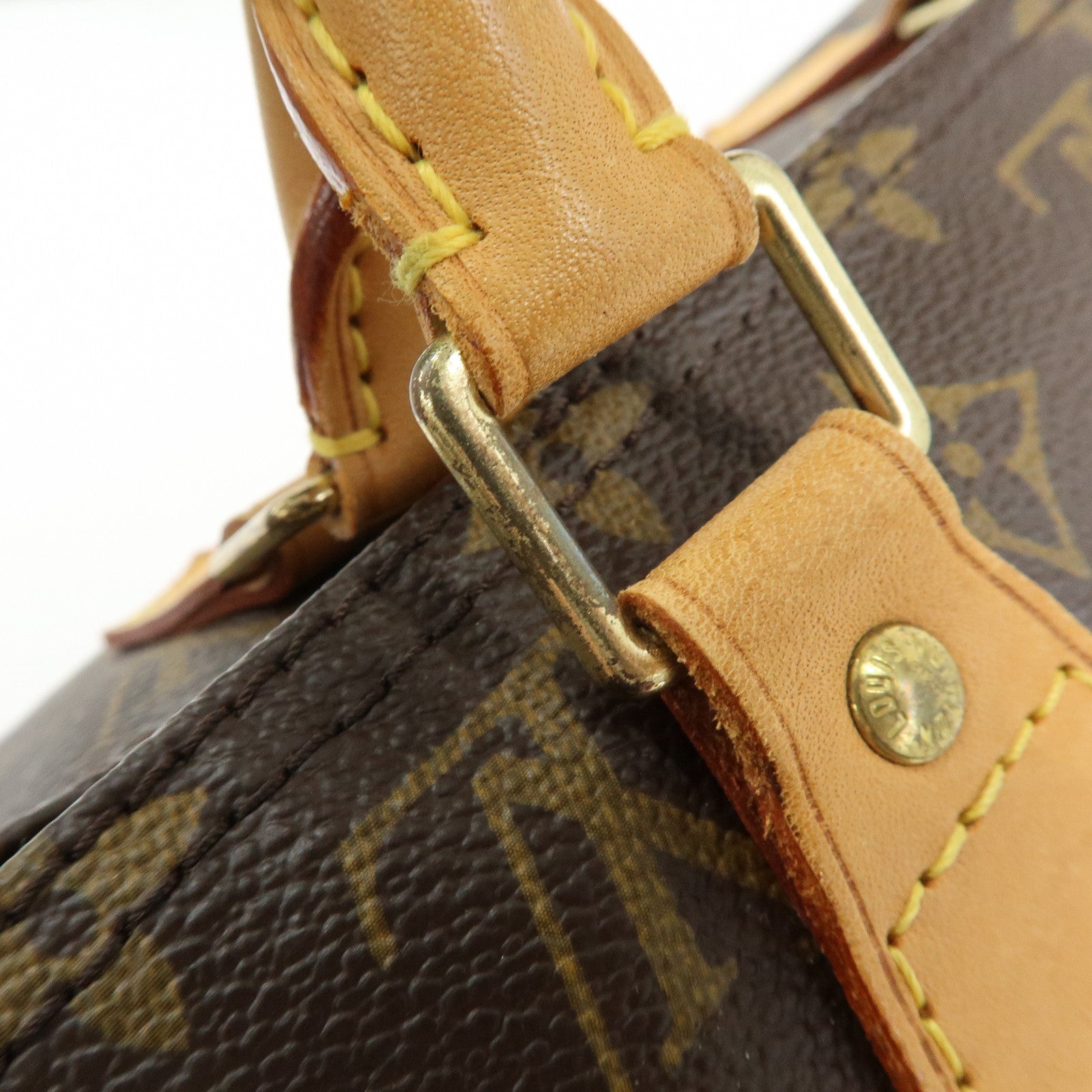 Louis Vuitton Monogram Speedy 40 Hand Bag Boston Bag Brown M41522