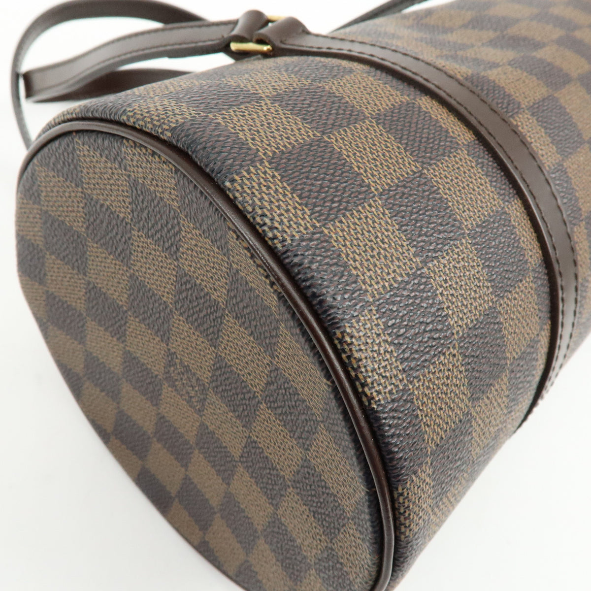 Louis Vuitton Damier Ebene Papillon 30 Hand Bag & Pouch Brown N51303