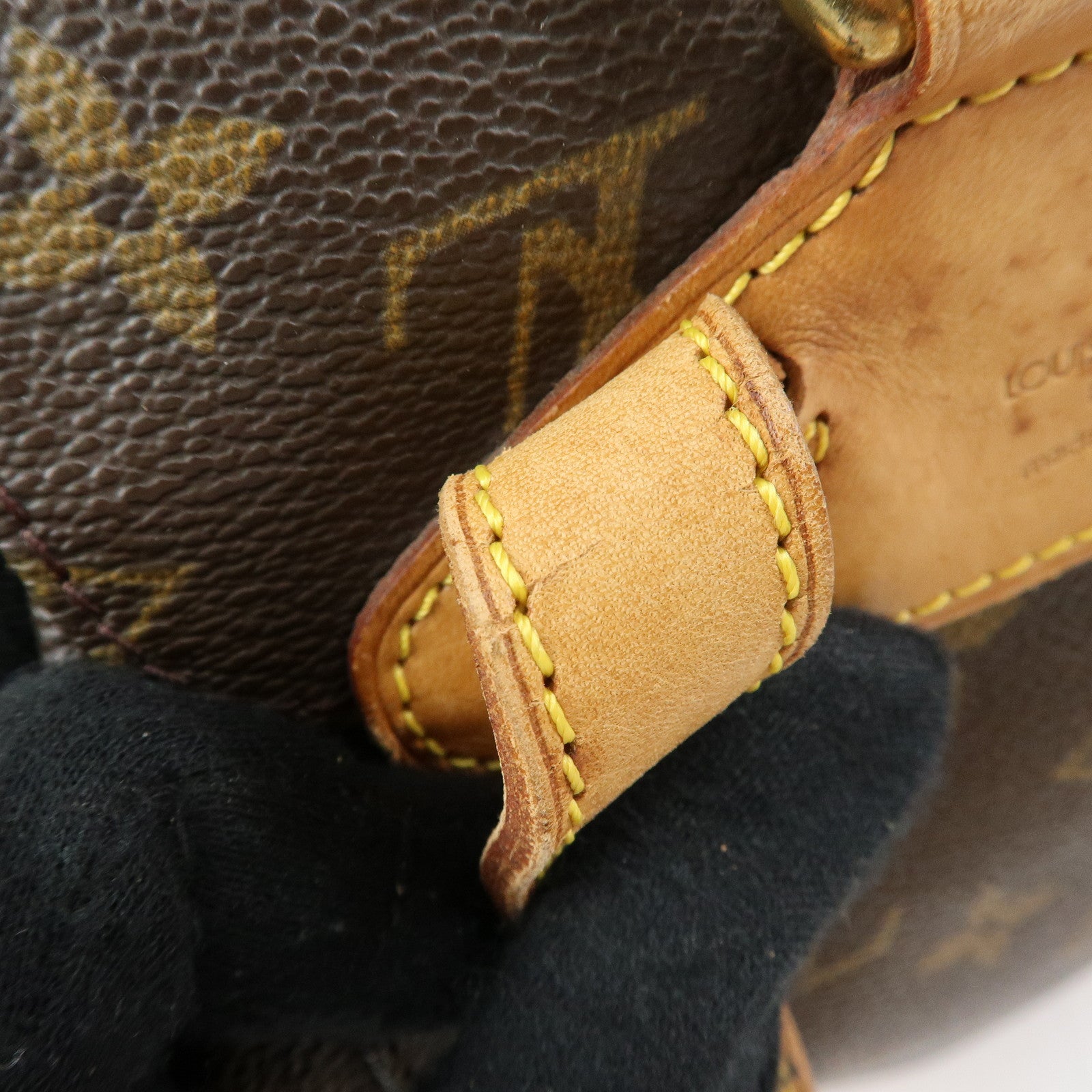 Louis Vuitton Monogram Montsouris MM Backpack Rucksack Brown M51136