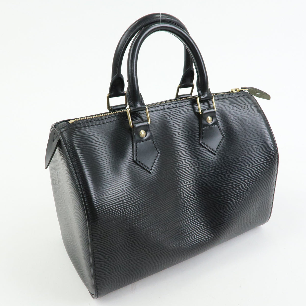 Louis Vuitton Epi Leather Speedy 25 Hand Bag Boston Bag Noir M59032