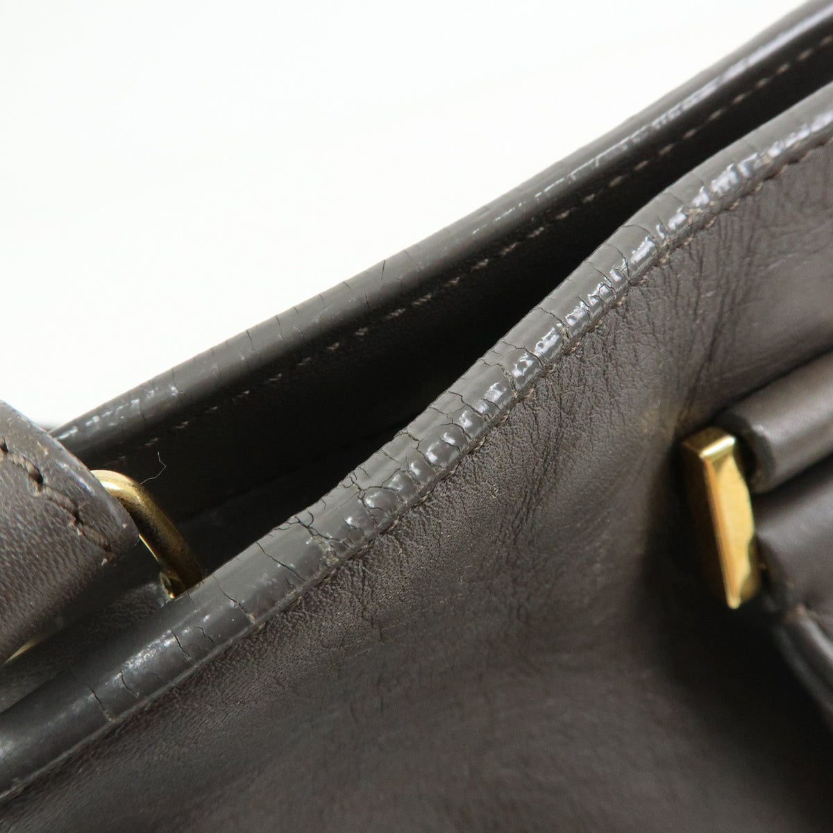 SAINT LAURENT PARIS Petit Cabas Y Line Leather 2Way Hand Bag 311210