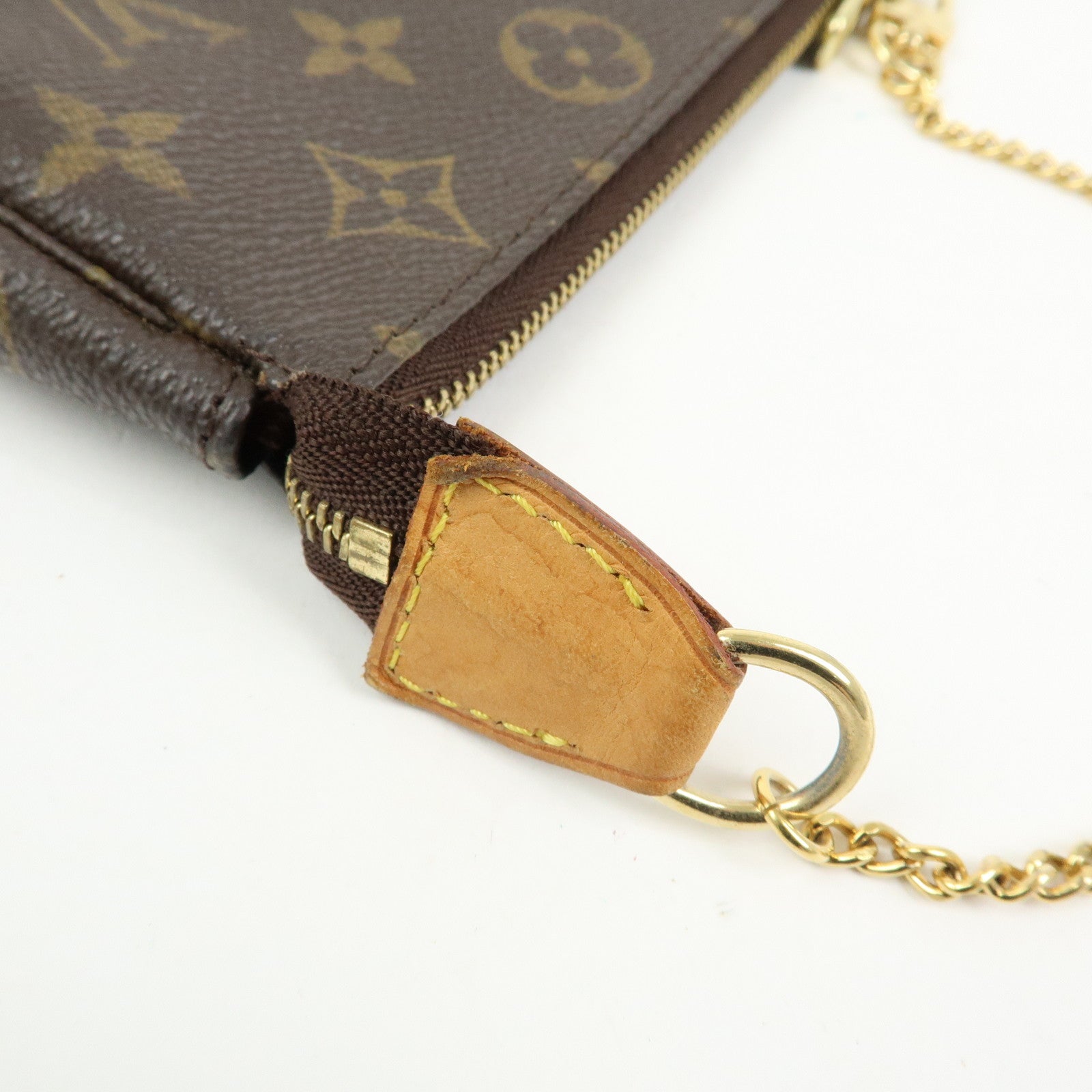 Louis Vuitton Monogram Mini Pochette Accessoires Pouch Brown M58009