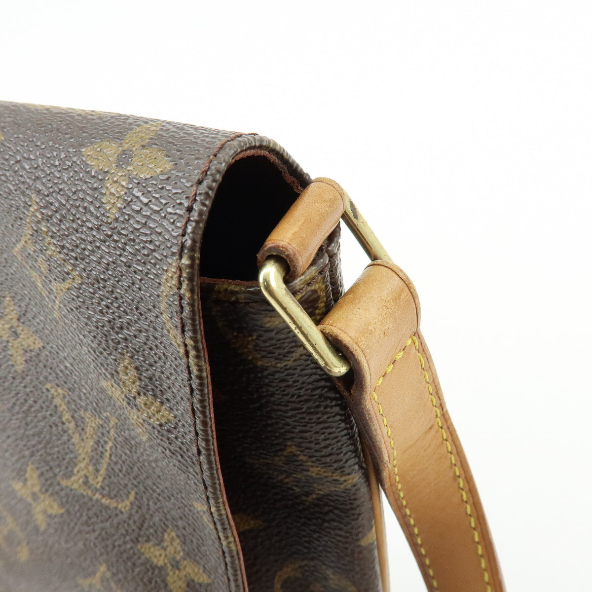 Louis Vuitton Monogram Musette Tango Short Shoulder Bag Brown M51257