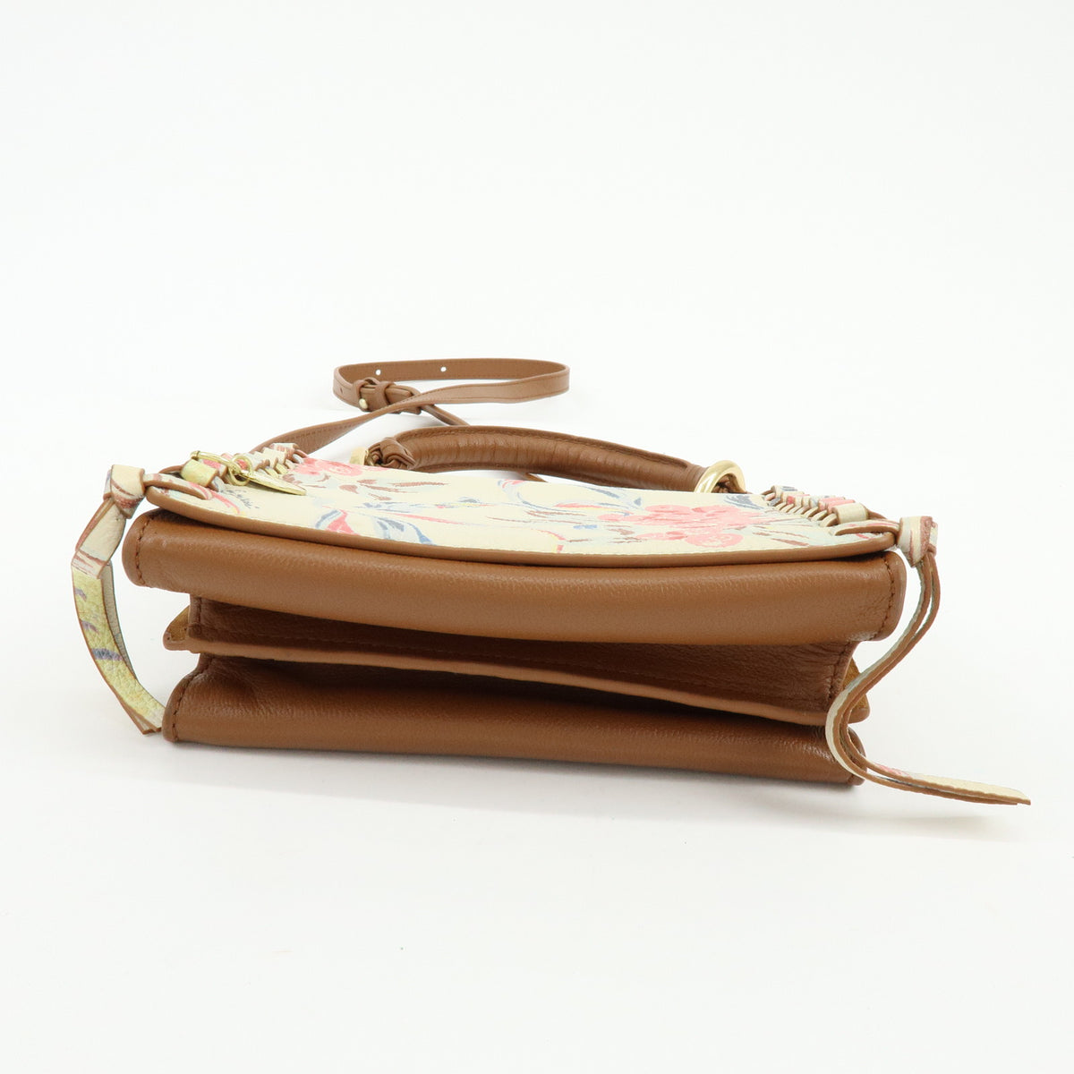 Chloe See By Chloe TILDA Leather Suede 2Way Shoulder Bag Off White