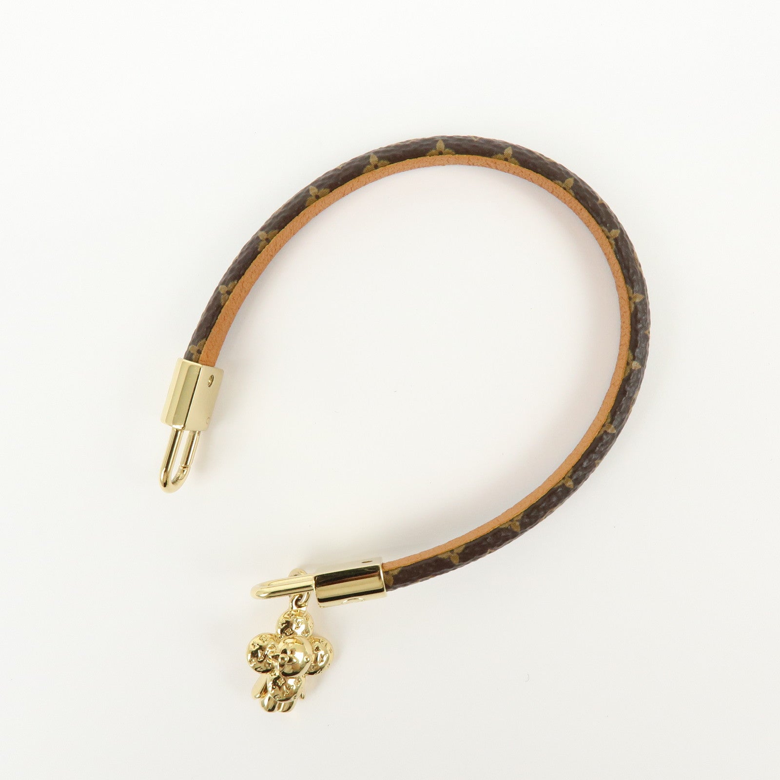 Louis Vuitton Monogram Canvas Vivienne Bracelet Brown M6773E