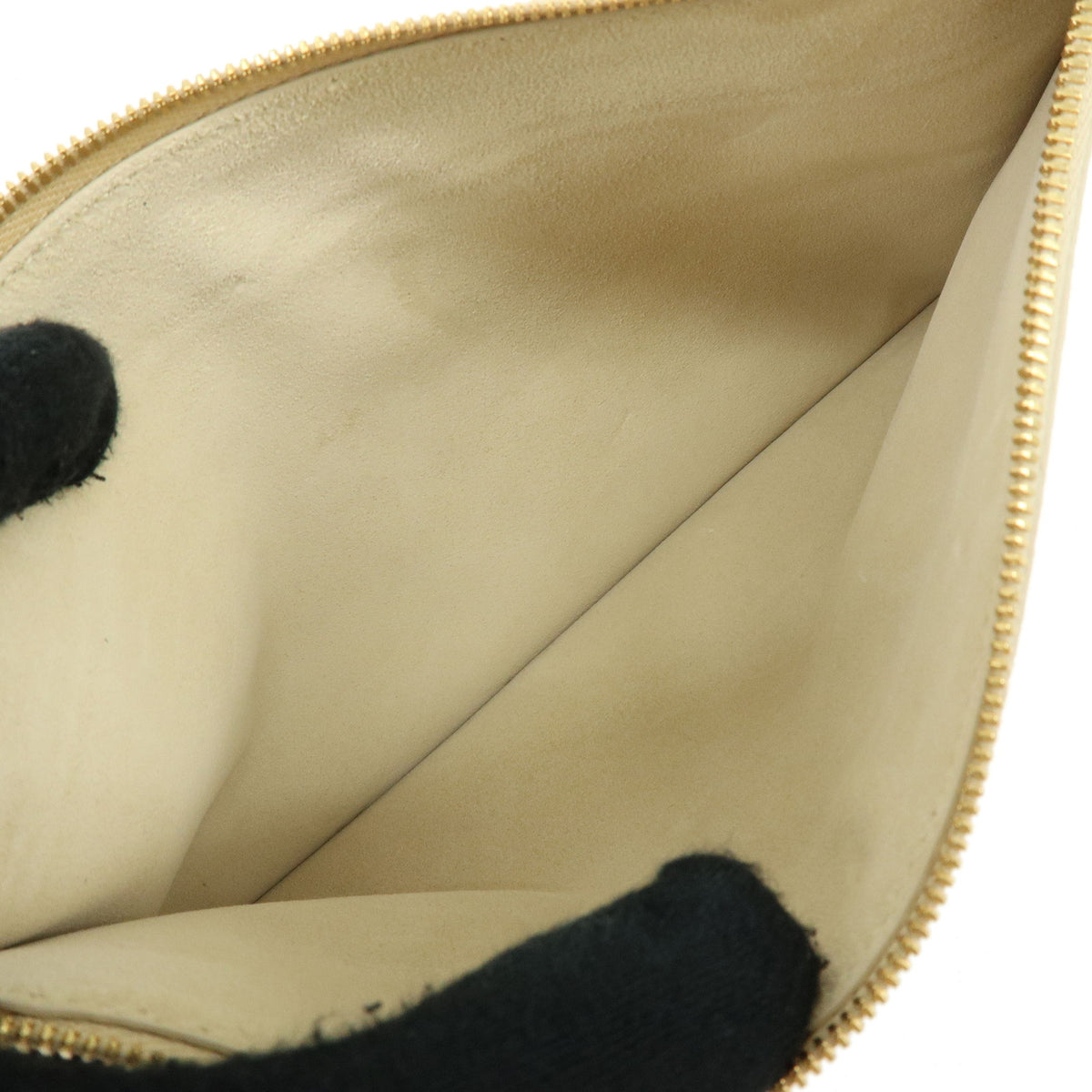 BOTTEGA VENETA Intorceciatto Arco Shearling Leather Hand Tote Bag Beige