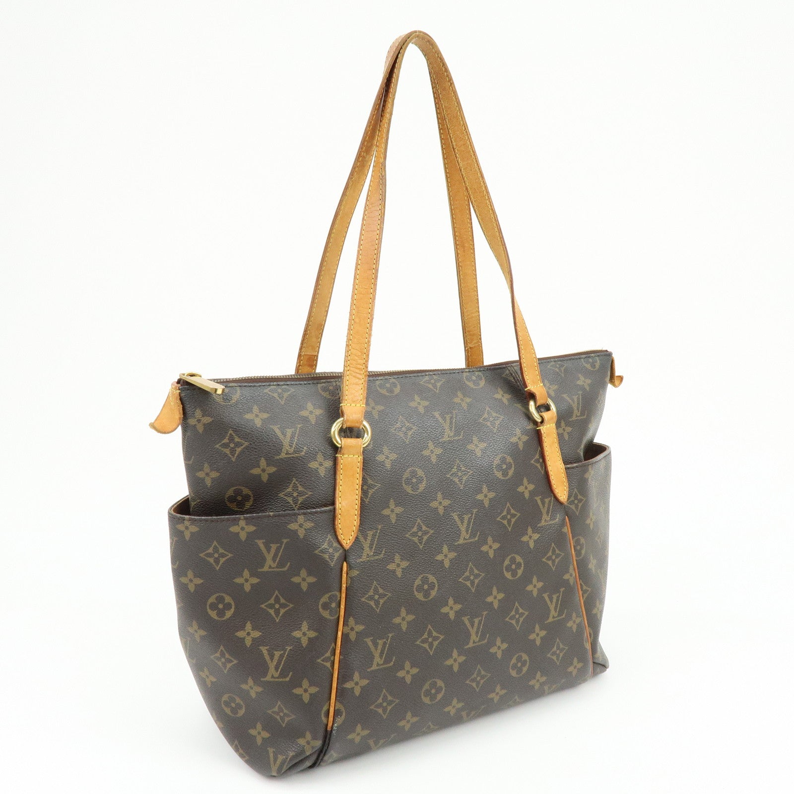 Louis Vuitton Monogram Totally MM Tote Shoulder Bag Brown M56689