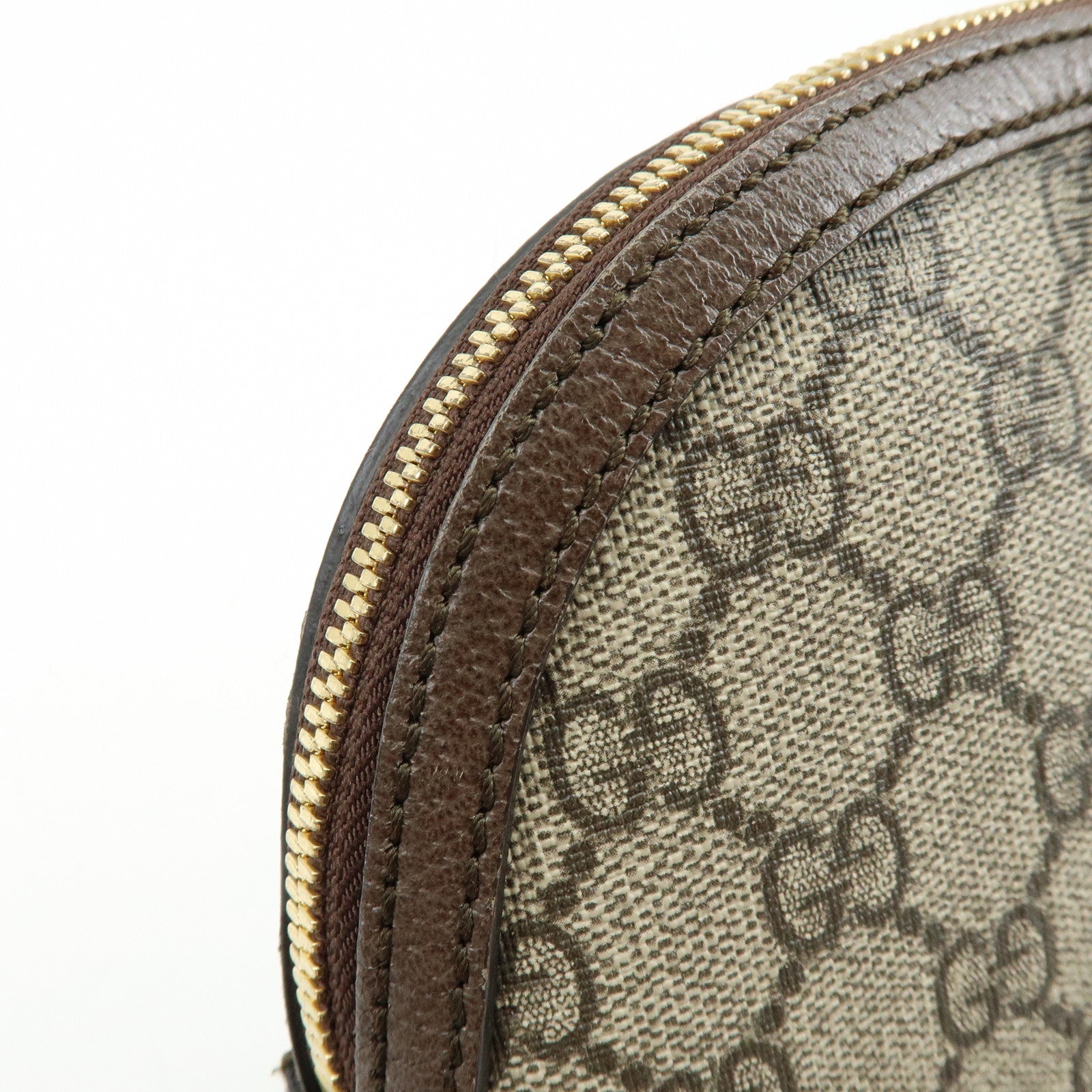 GUCCI Ophidia Double G Sherry GG Supreme Leather Shoulder Bag 499621