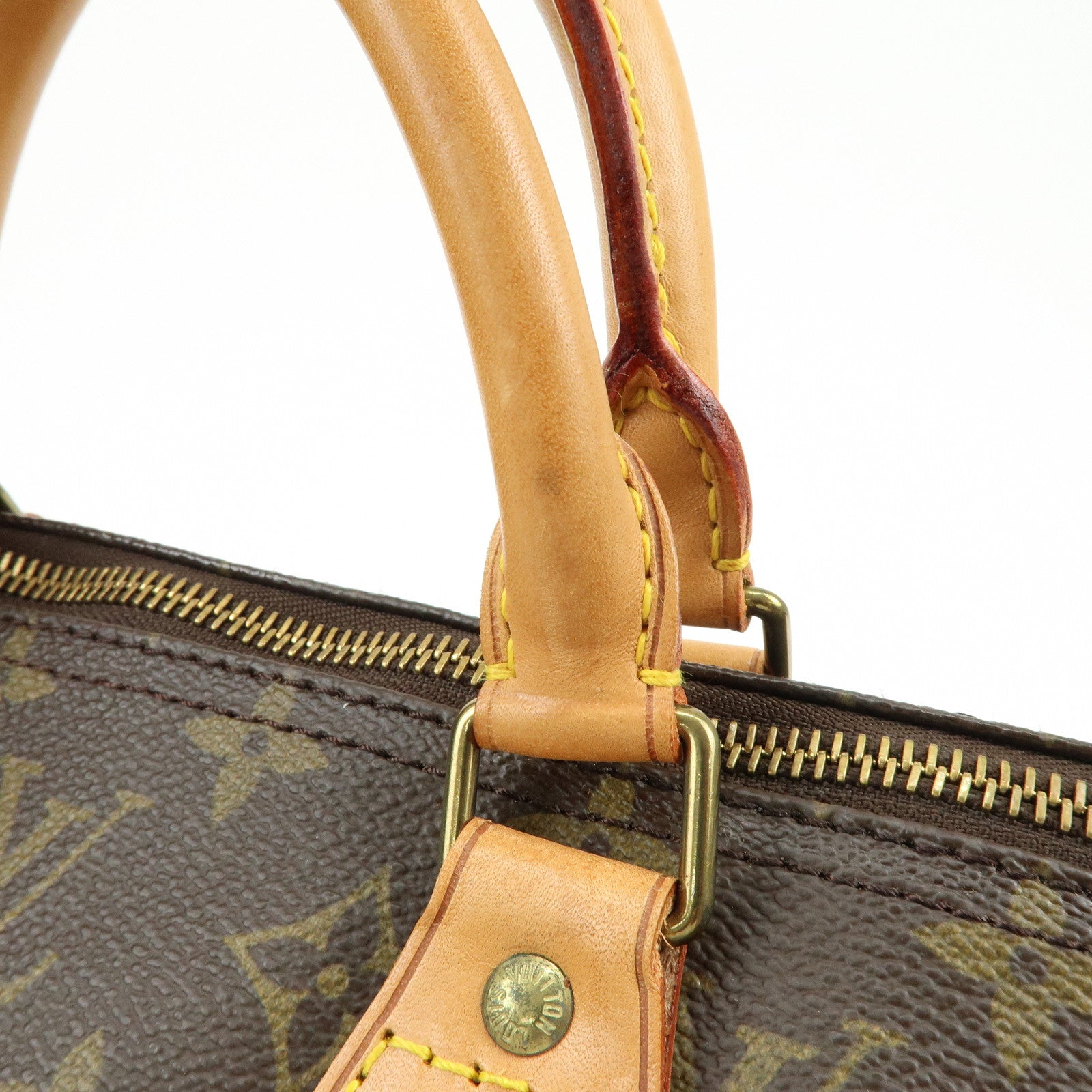 Louis Vuitton Monogram Speedy 40 Hand Bag Boston Bag Brown M41522