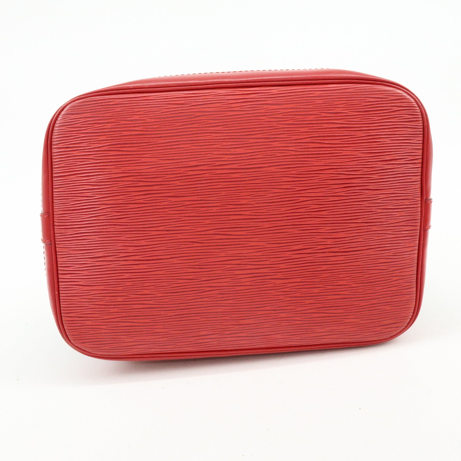 Louis Vuitton Epi Noe Leather Shoulder Bag Noir Castilian Red M44017