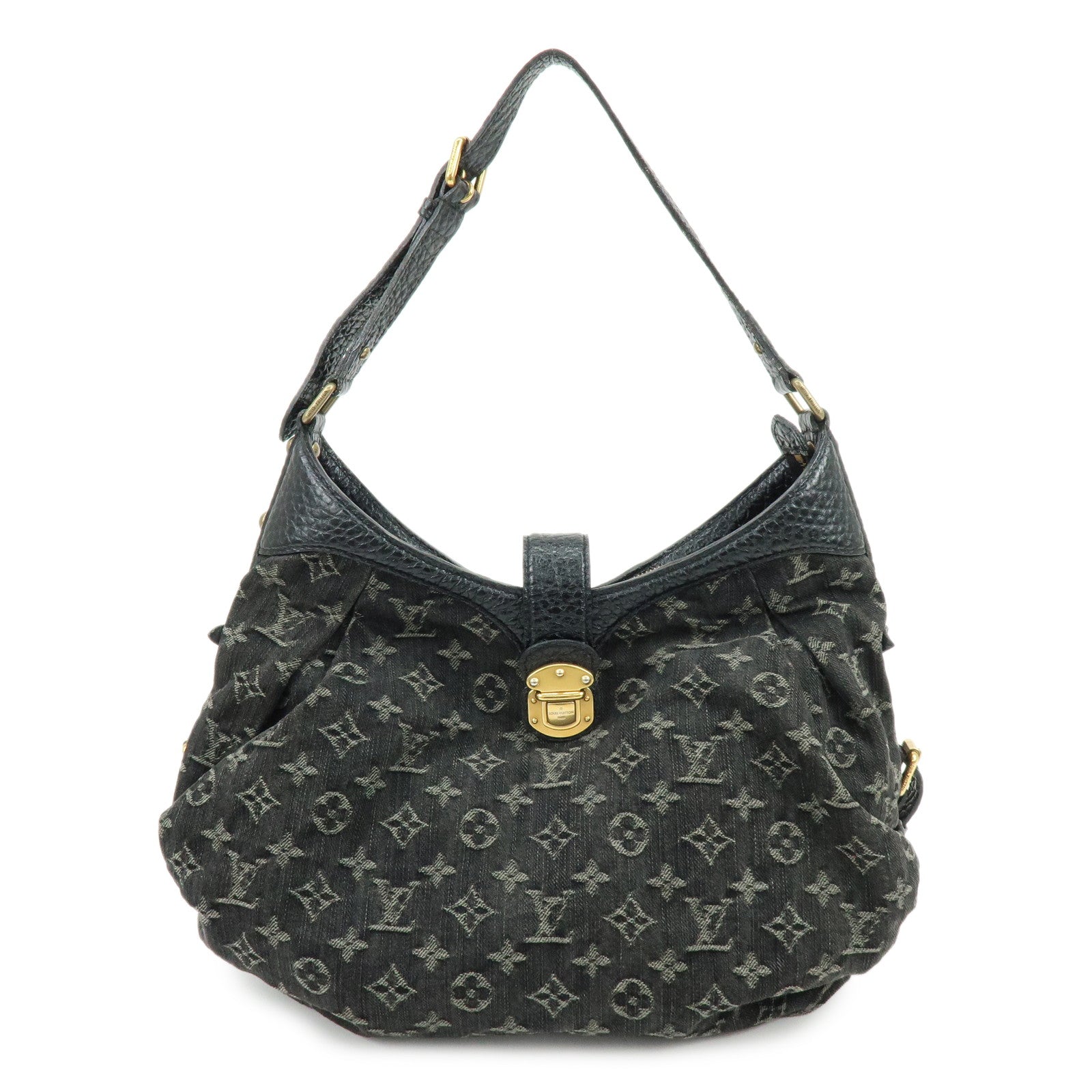 Louis Vuitton Monogram Denim XS Shoulder Crossbody Bag Noir M95608