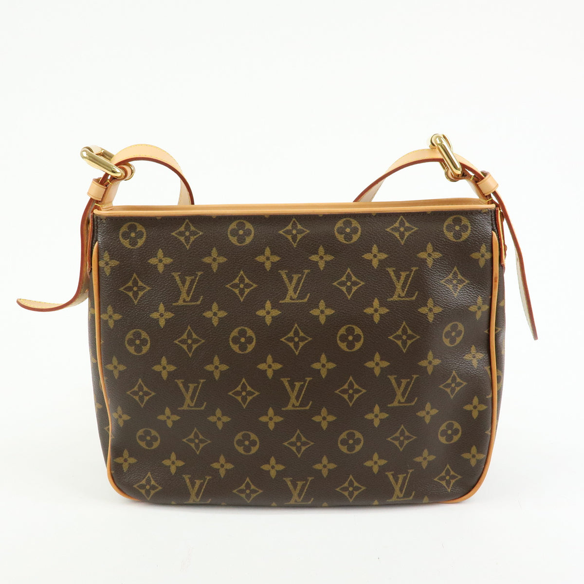 Louis Vuitton Monogram Hudson GM Shoulder Crossbody Bag Brown M40045
