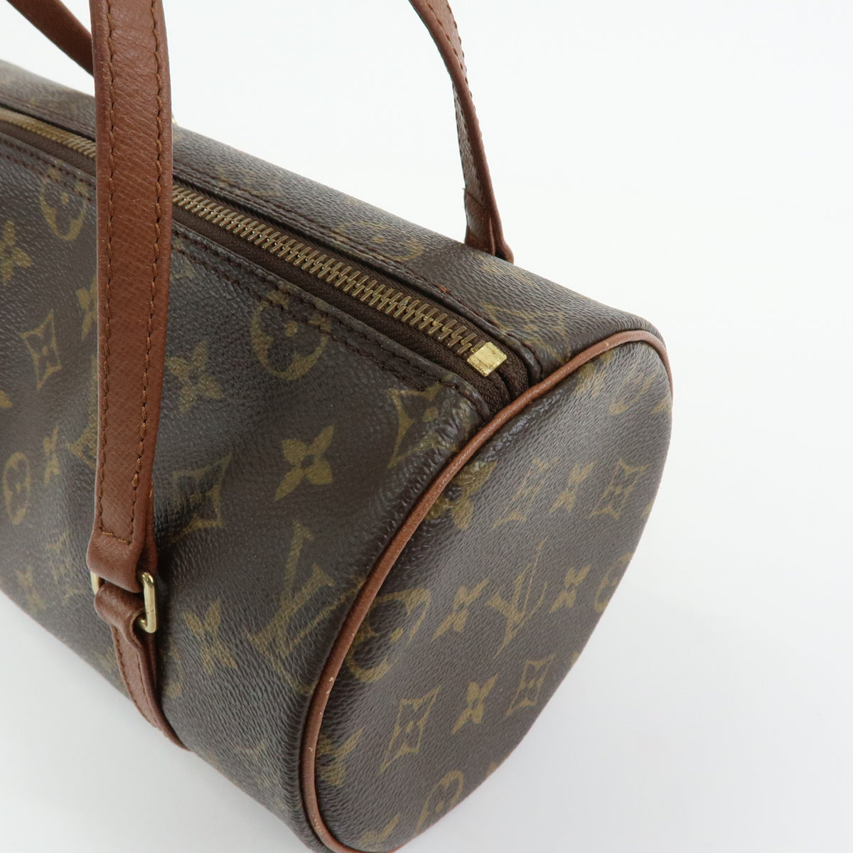 Louis Vuitton Monogram Papillon 26 Hand Bag Brown M51366