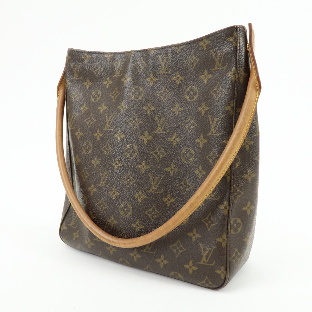 Louis Vuitton Monogram Looping GM Shoulder Bag Brown M51145