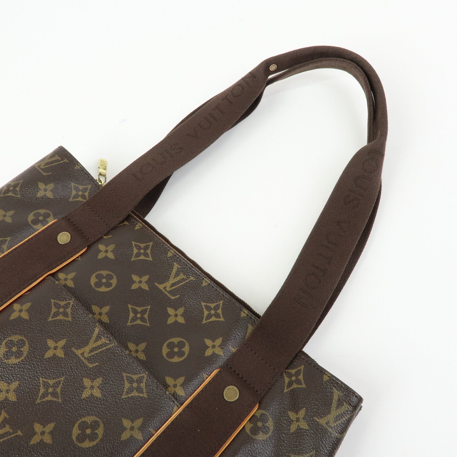 Louis Vuitton Monogram Cabas Beaubourg Tote Bag Brown M53013