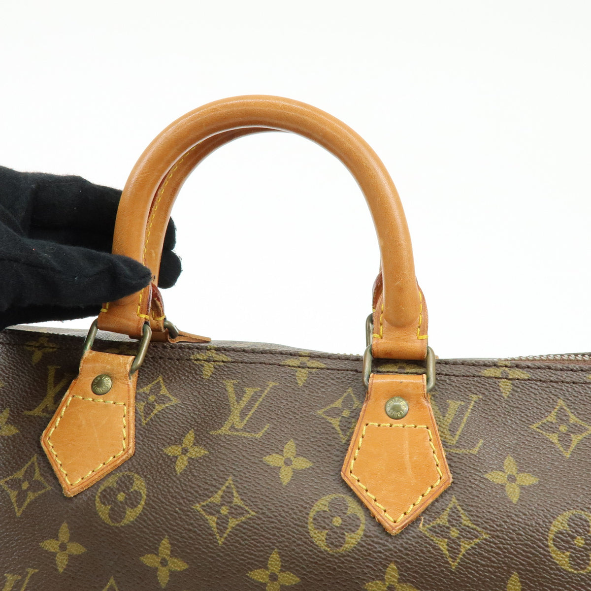 Louis Vuitton Monogram Speedy 40 Hand Bag Boston Bag Brown M41522