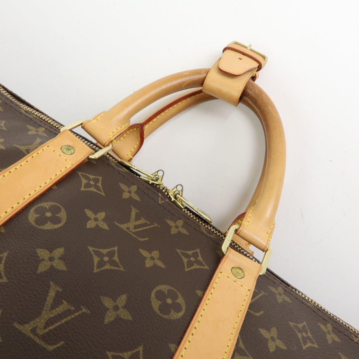 Louis Vuitton Monogram Keep All 55 Boston Bag Brown M41424