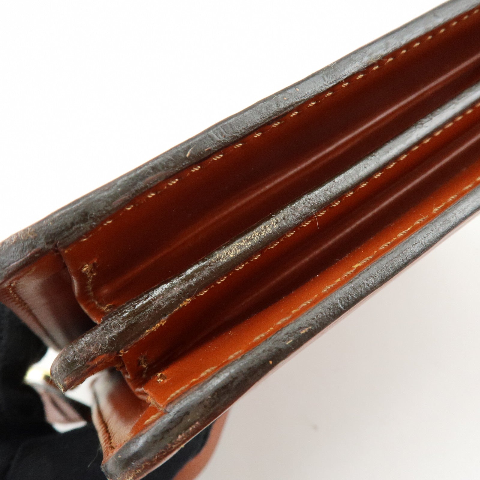 Louis Vuitton Epi Leather Capucines Shoulder Bag Kenya Brown M52343