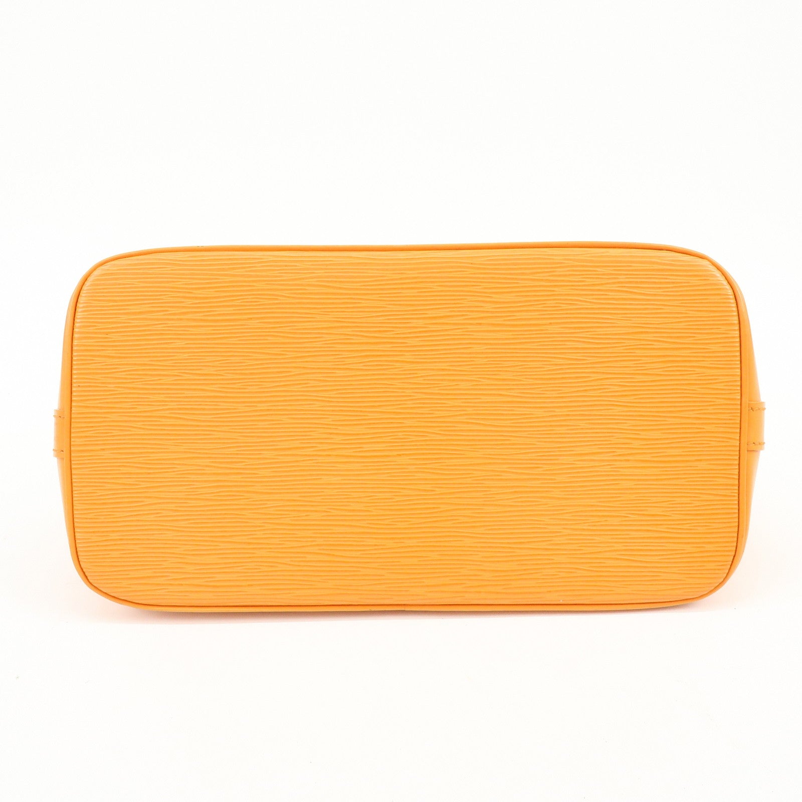 Louis Vuitton Epi Leather Alma PM Hand Bag Mandarin Orange M5124H