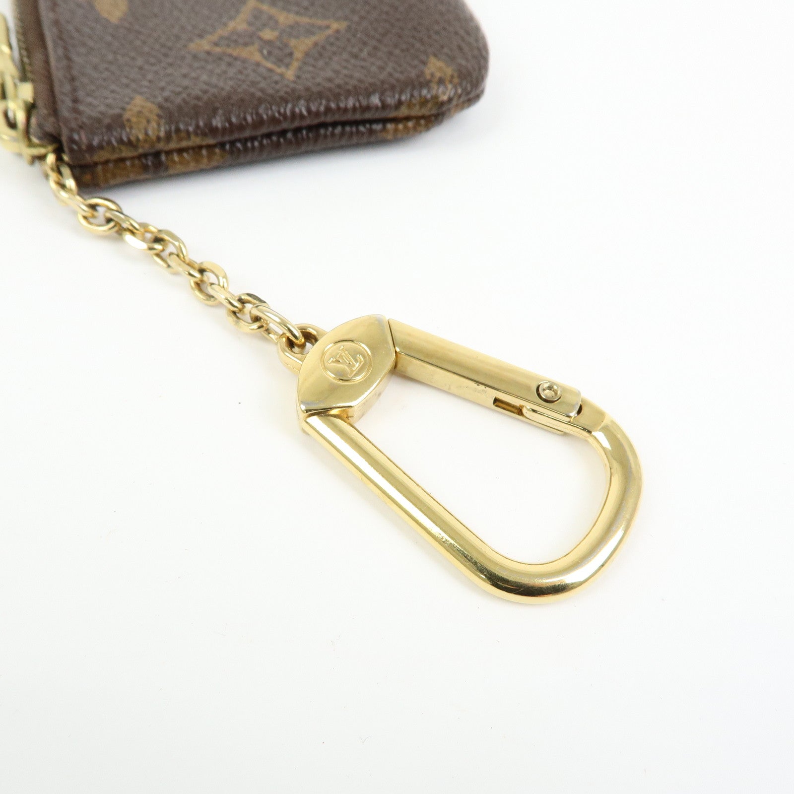 Louis Vuitton Monogram Pochette Cles Coin Case Key Case M62650