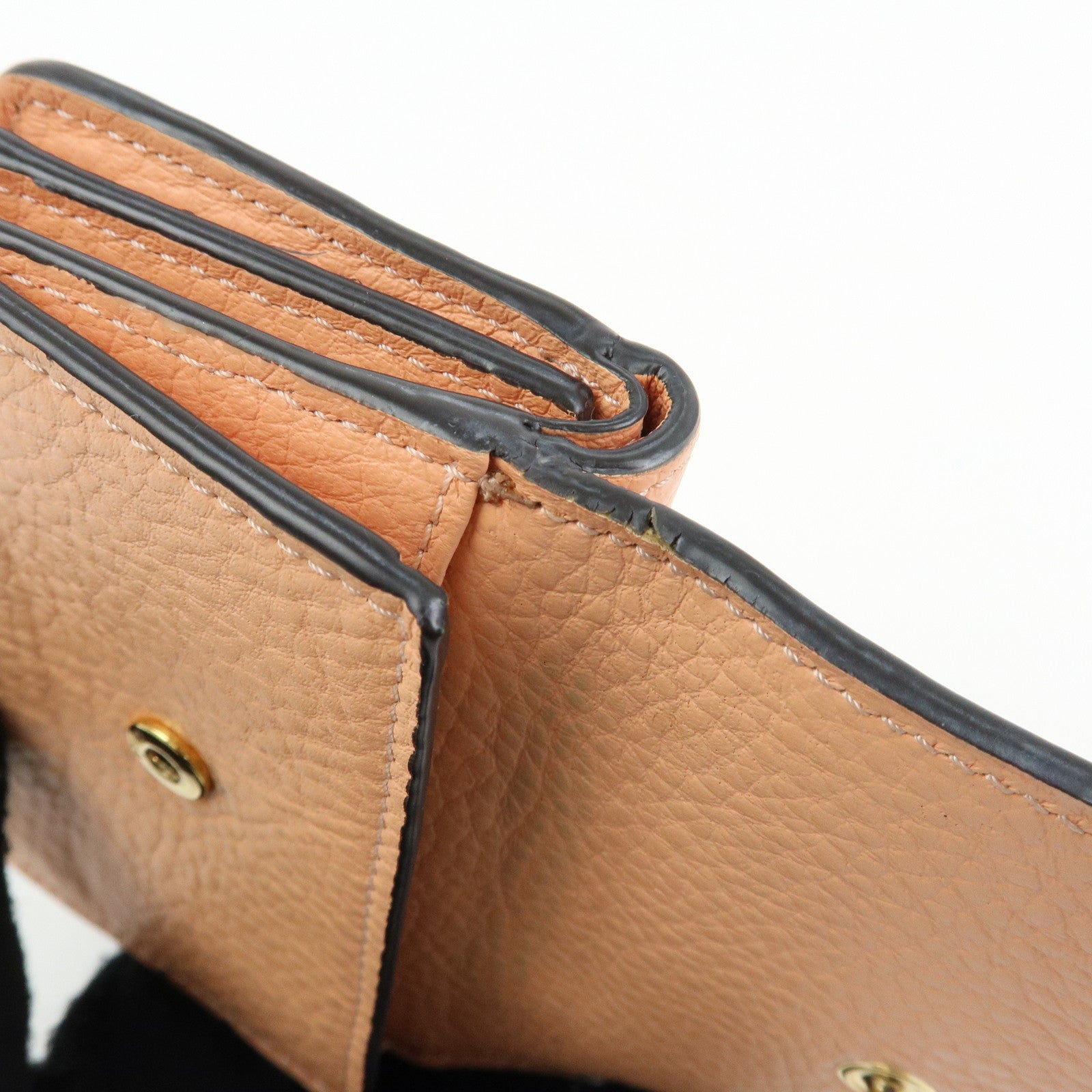 Chloe Set of 2 Alphabet Paddington Leather Long Compact Wallet