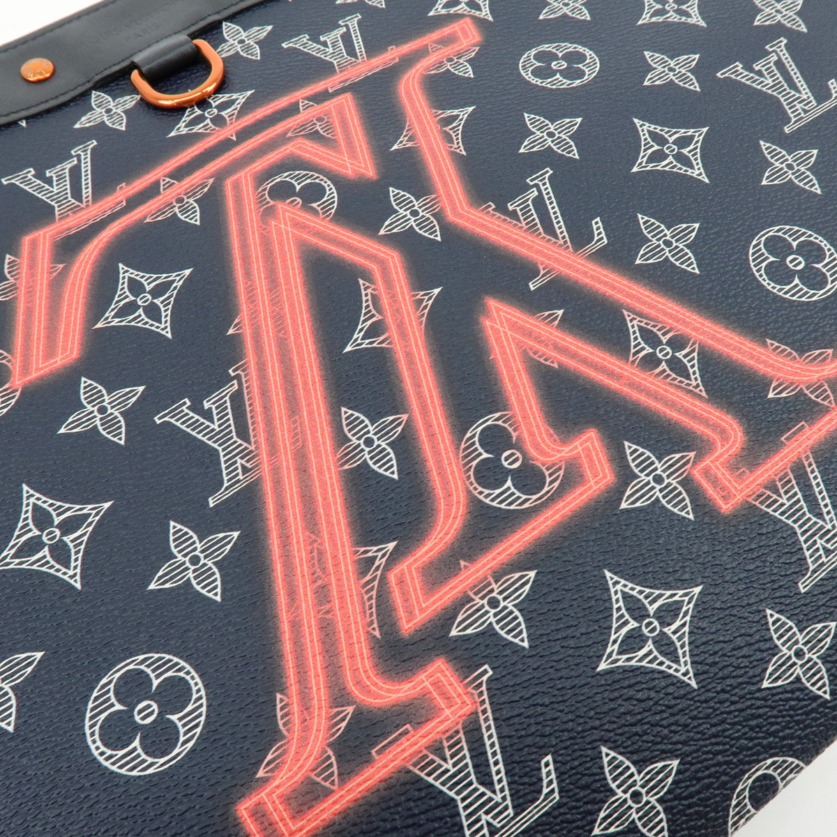 Louis Vuitton Monogram Ink Upside Down Pochette Apollo Navy M62905