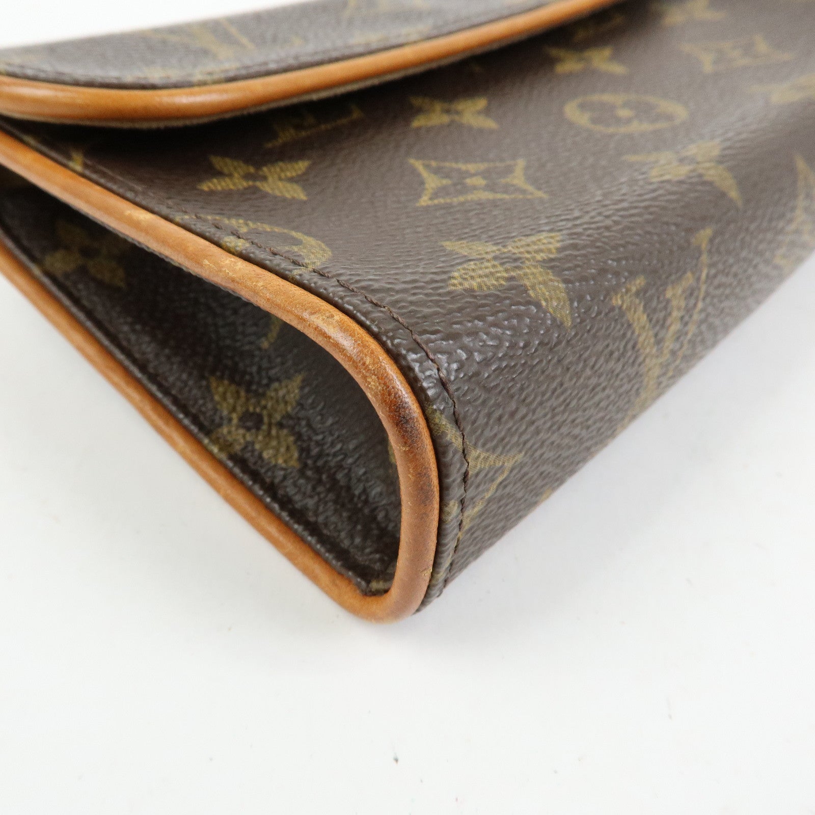 Louis Vuitton Monogram Pochette Florentine Waist Bag Belt XS M51855