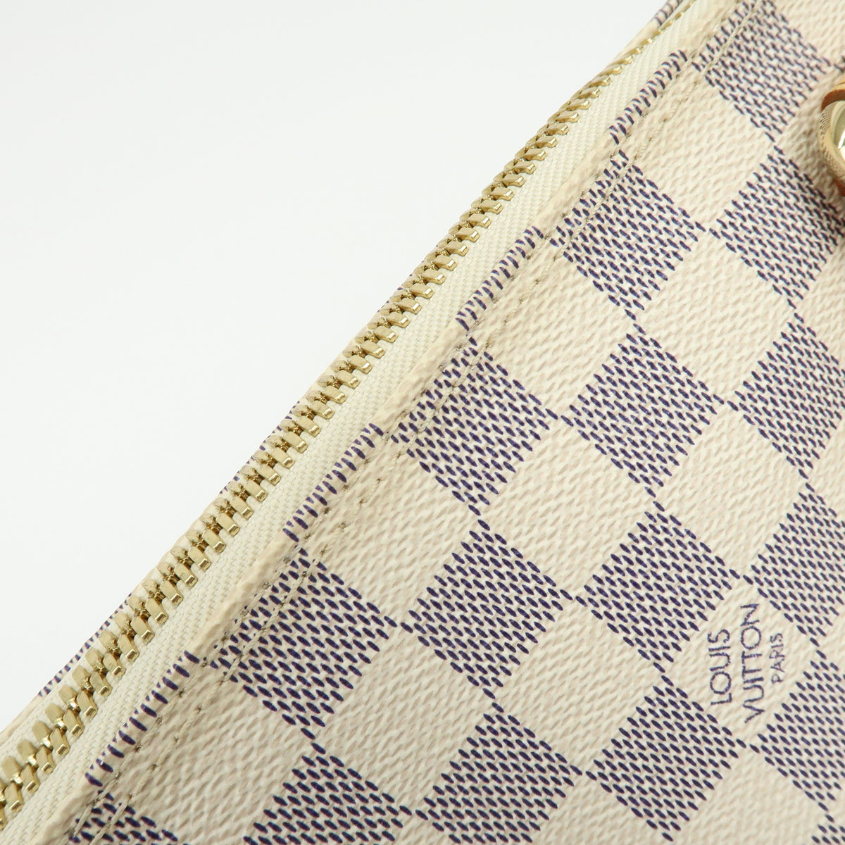 Louis Vuitton Damier Azur Saleya MM Tote Bag Hand Bag N51185