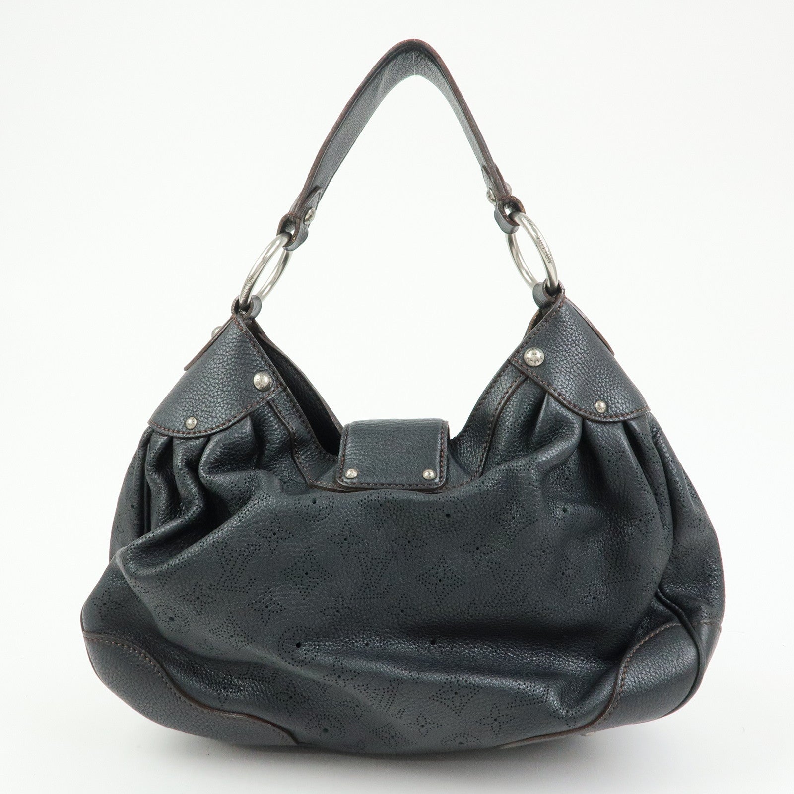 Louis Vuitton Monogram Mahina Solar PM Shoulder Bag Noir M93127