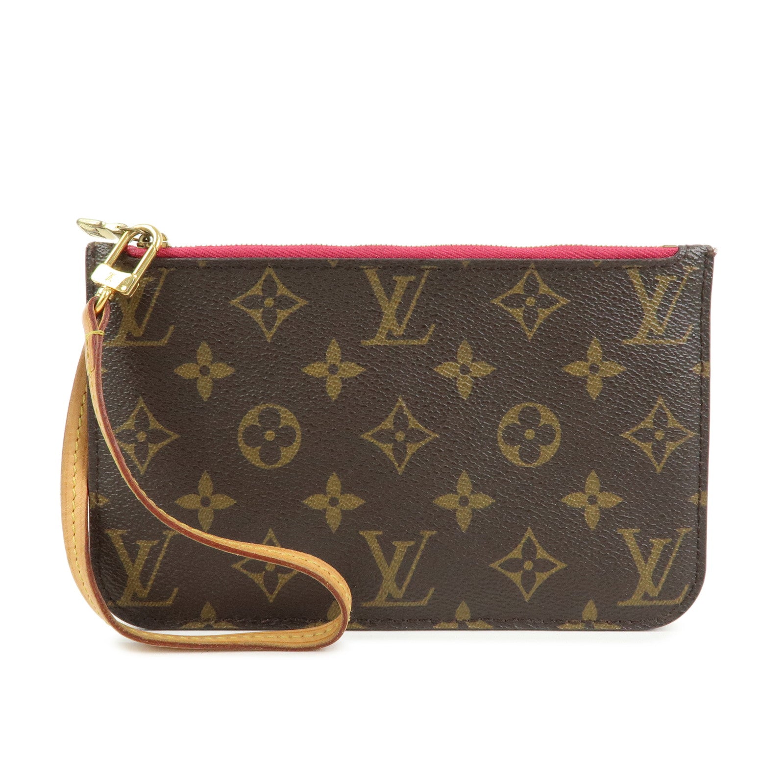 Louis Vuitton Monogram Canvas Pouch for Neverfull PM Tote Bag Pivoine