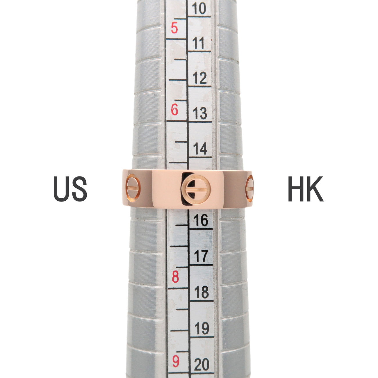 Cartier Love Ring K18 750PG Rose Gold #54 US7 EU54 HK15